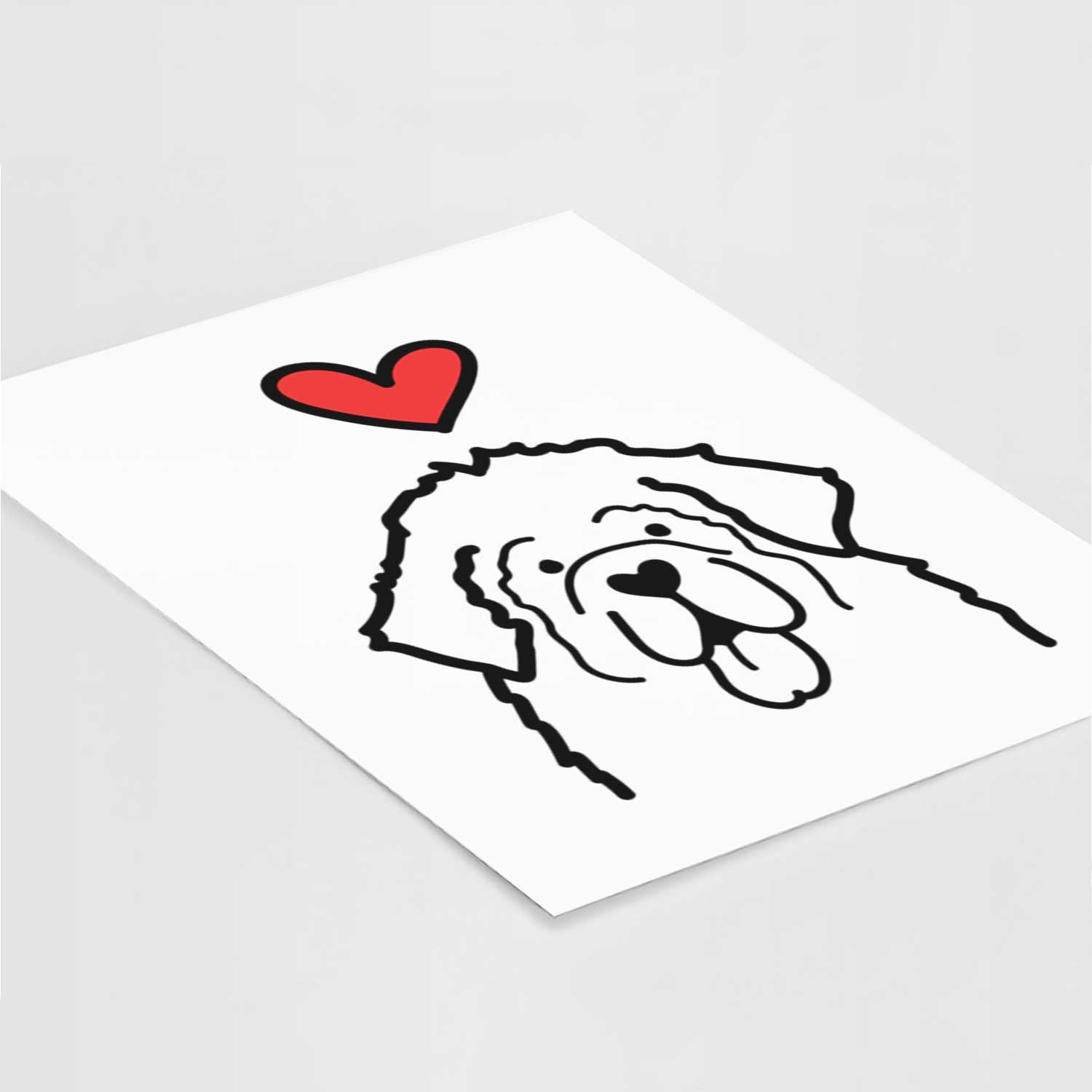 Love Always Newfoundland Art Print