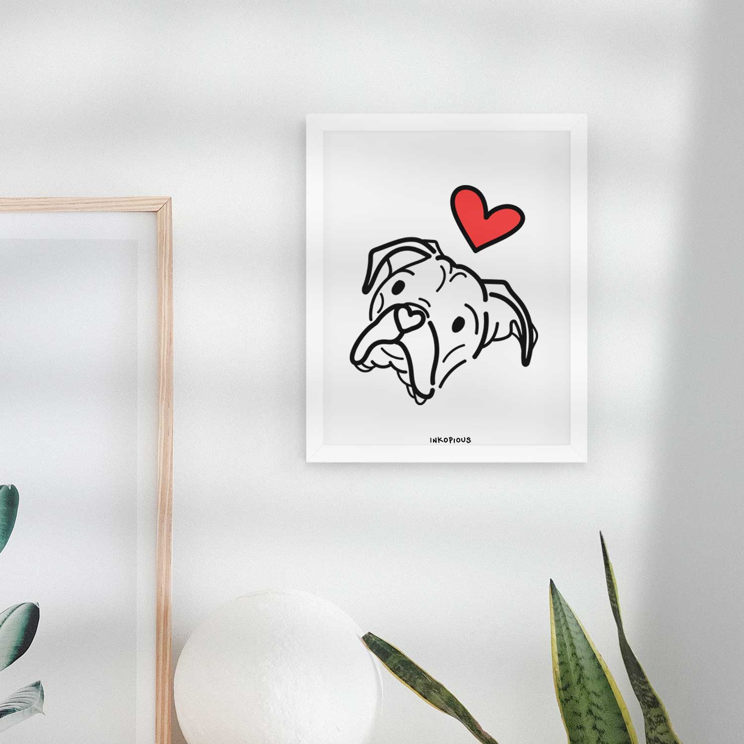 Love Always Boxer - Noodle Art Print
