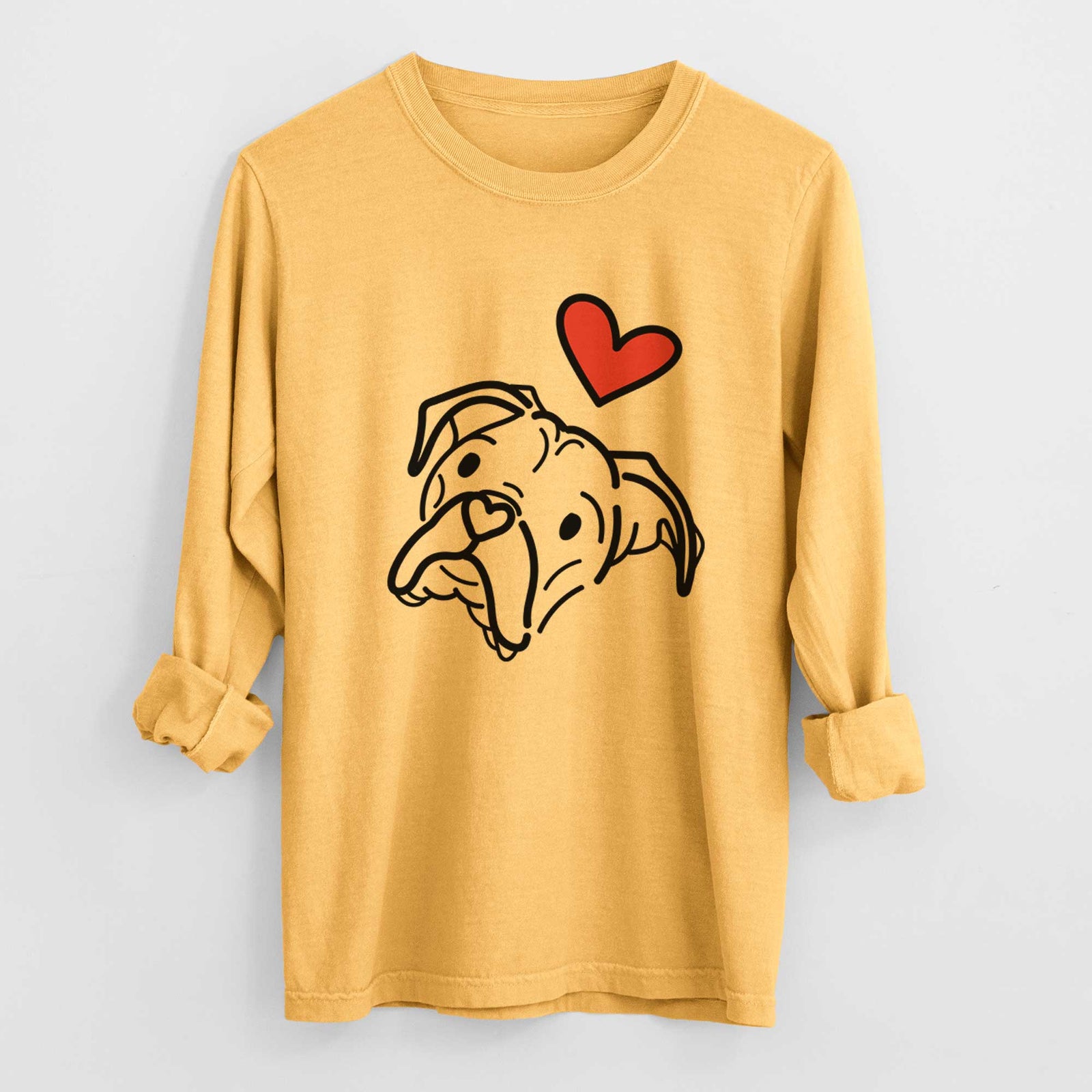Love Always Boxer - Noodle - Heavyweight 100% Cotton Long Sleeve