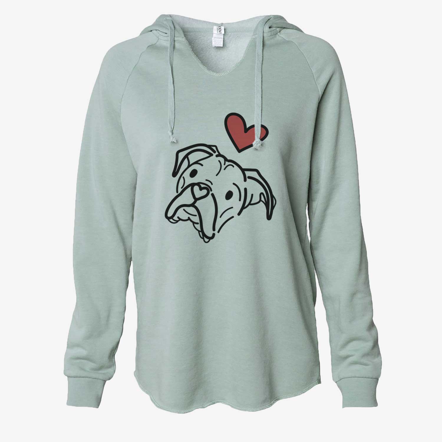 Love Always Boxer - Noodle - Cali Wave Hooded Sweatshirt