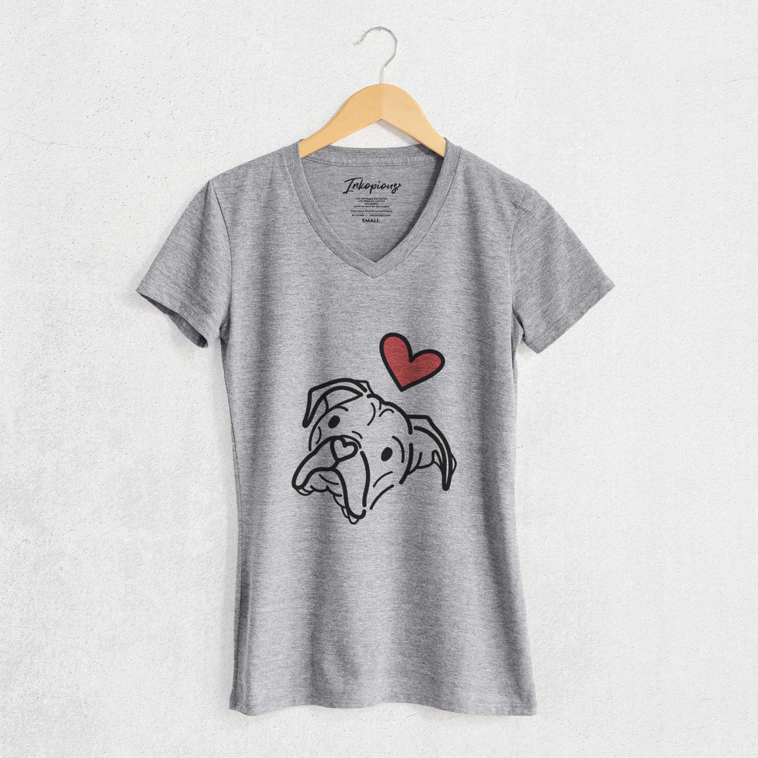 Love Always Boxer - Noodle - Women's V-neck Shirt