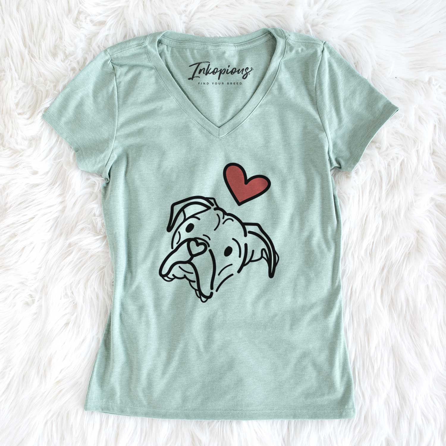 Love Always Boxer - Noodle - Women's V-neck Shirt