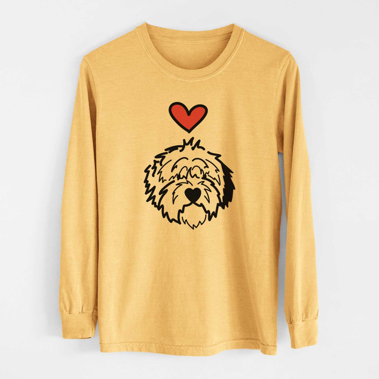 Love Always Old English Sheepdog - Penny - Heavyweight 100% Cotton Long Sleeve