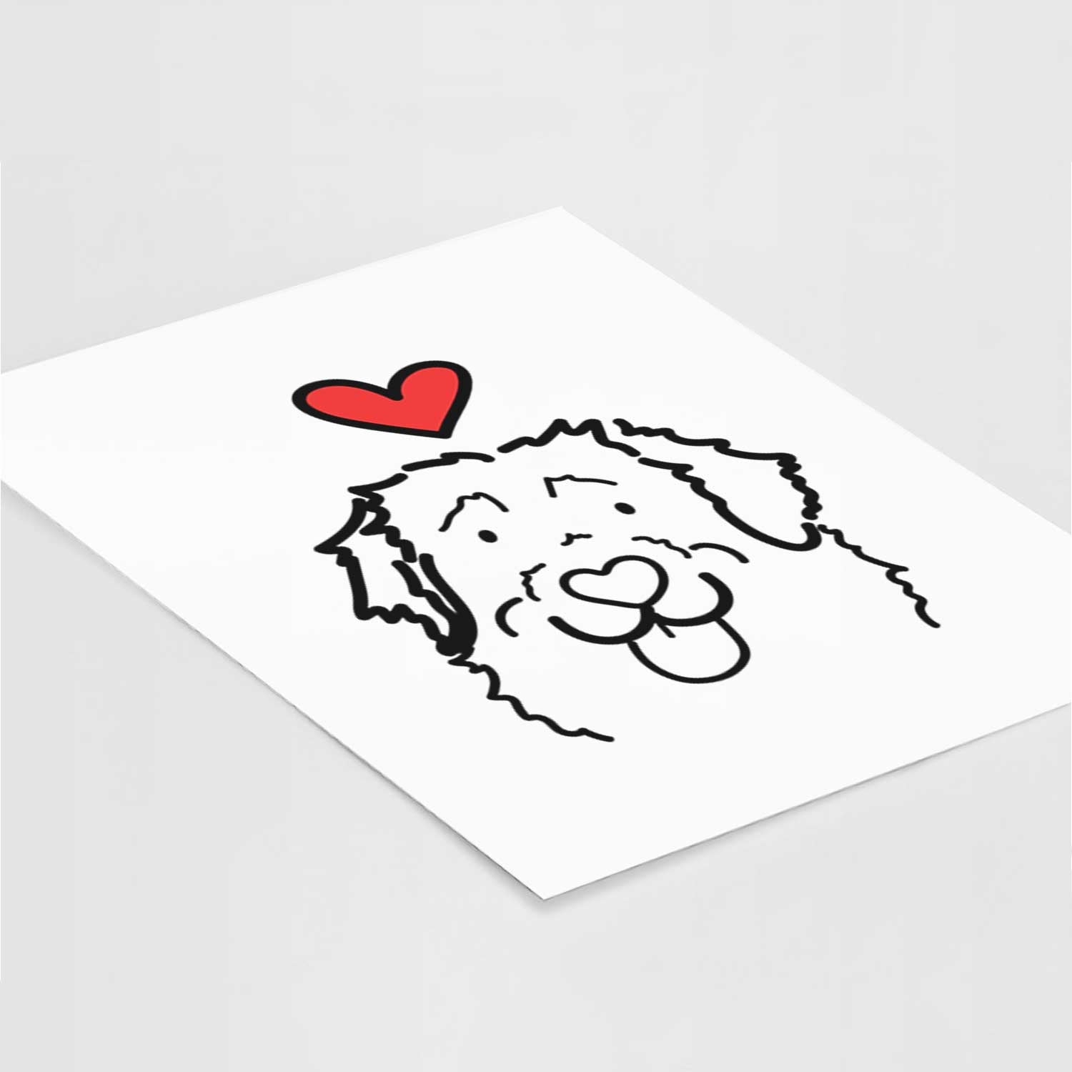 Love Always Leonberger - Sabre Art Print