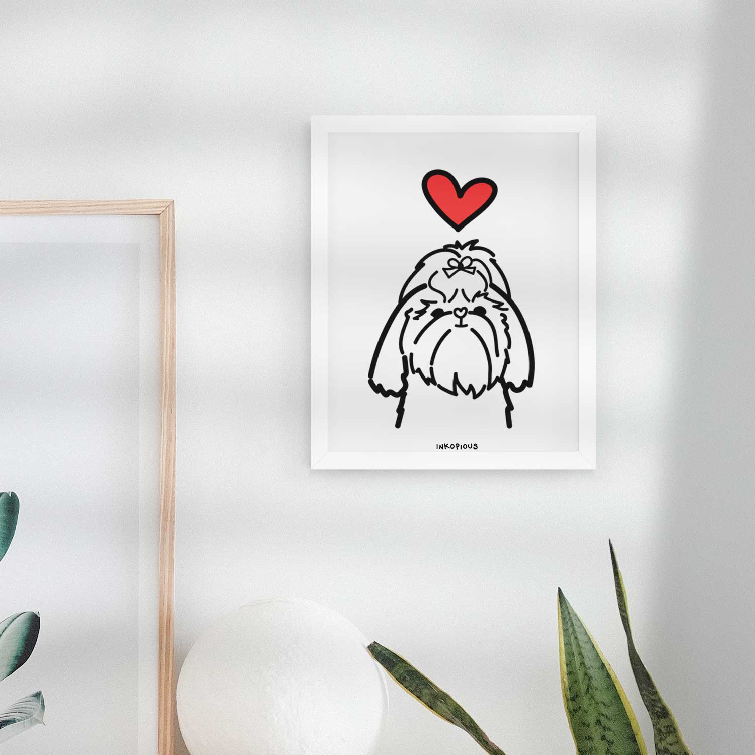 Love Always Shih Tzu Art Print