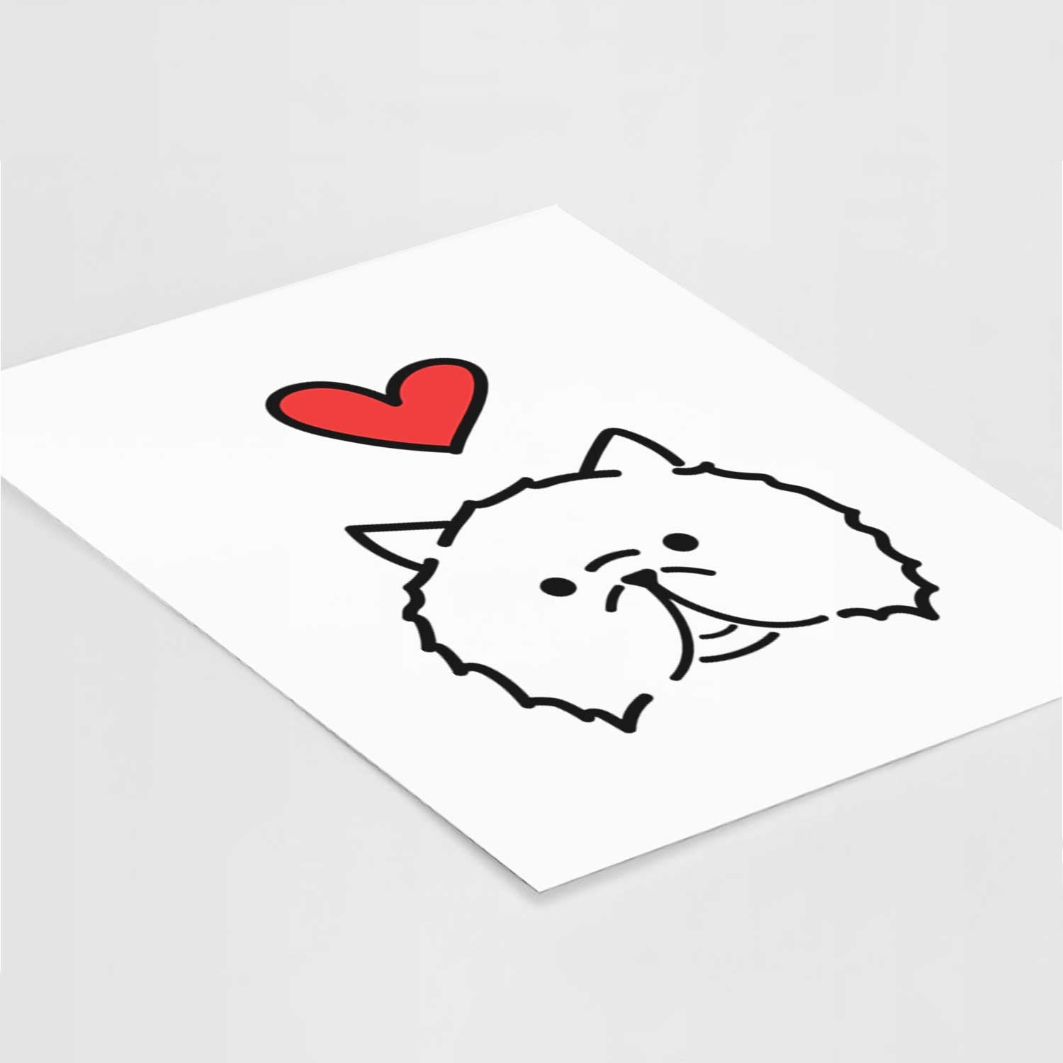 Love Always Persian Cat - Smoosh Art Print
