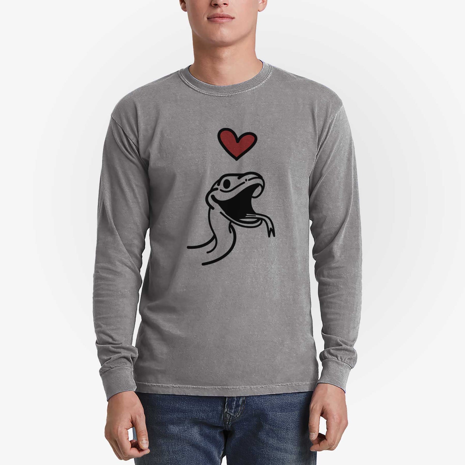 Love Always Snake - Spike - Heavyweight 100% Cotton Long Sleeve