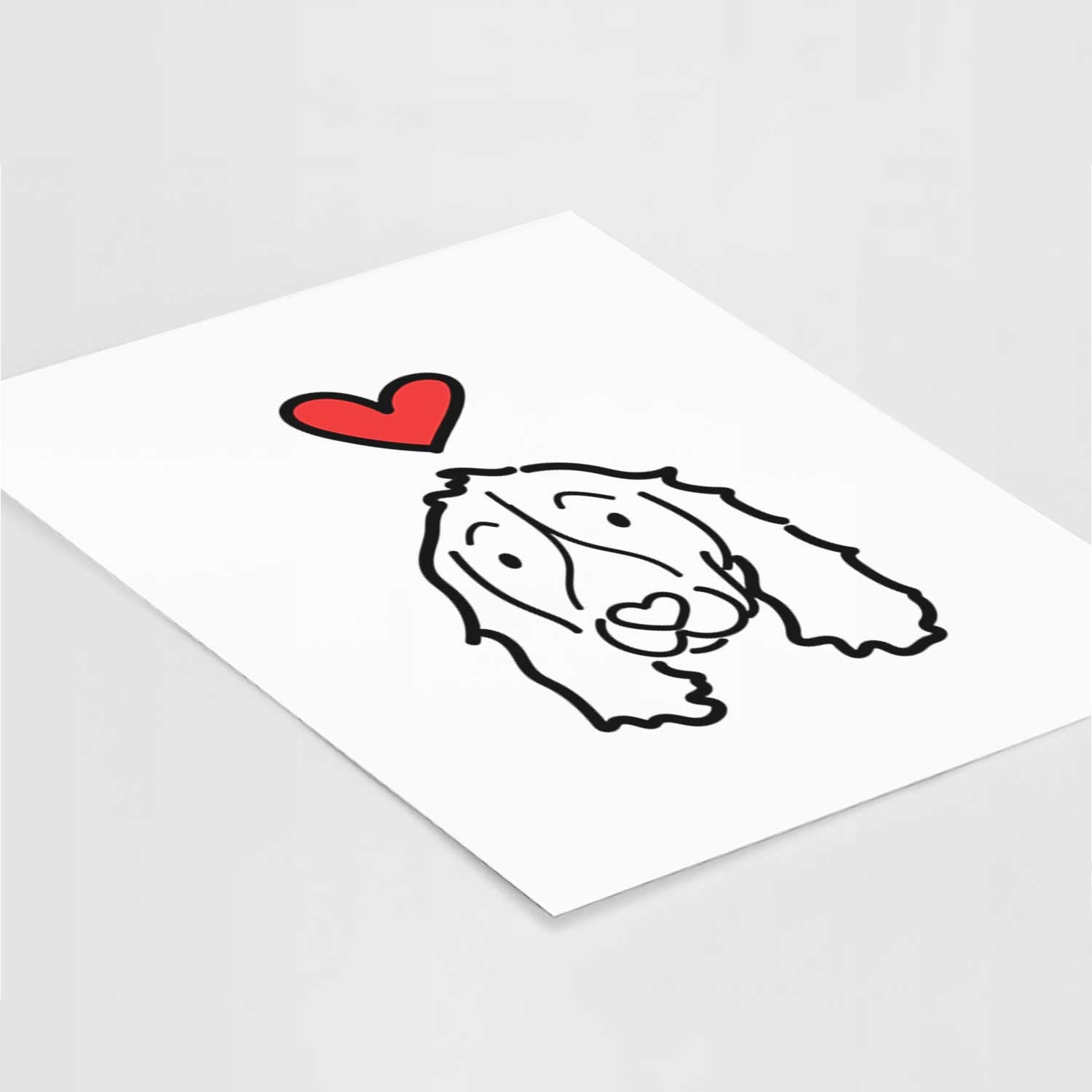 Love Always English Springer Spaniel Art Print