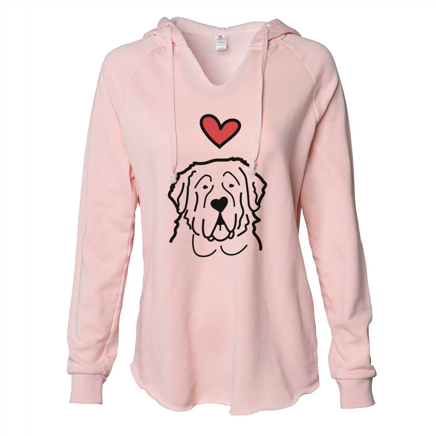 Love Always Saint Bernard - Cali Wave Hooded Sweatshirt