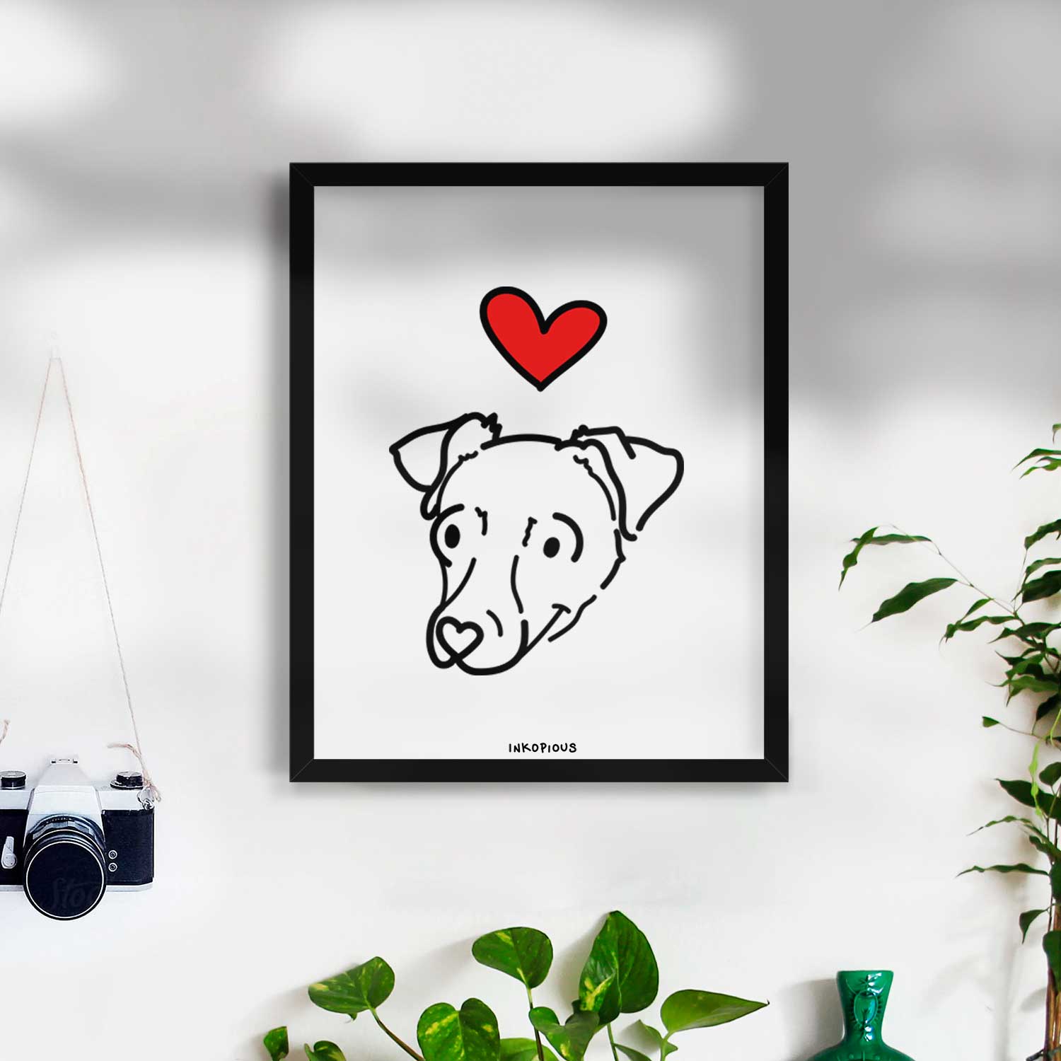 Love Always Chiweenie - Tater Tot Art Print