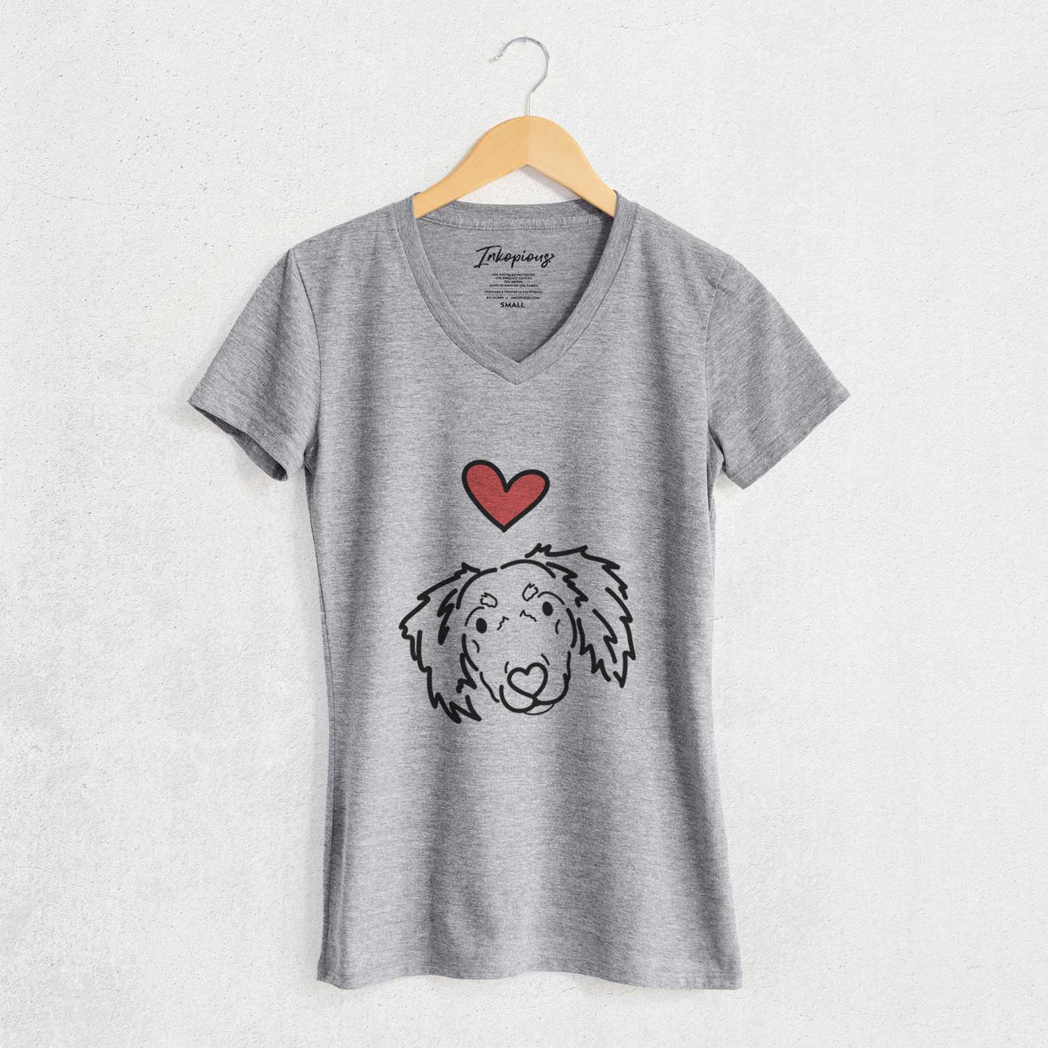 Love Always Dachshund Mix - Tilly - Women's V-neck Shirt