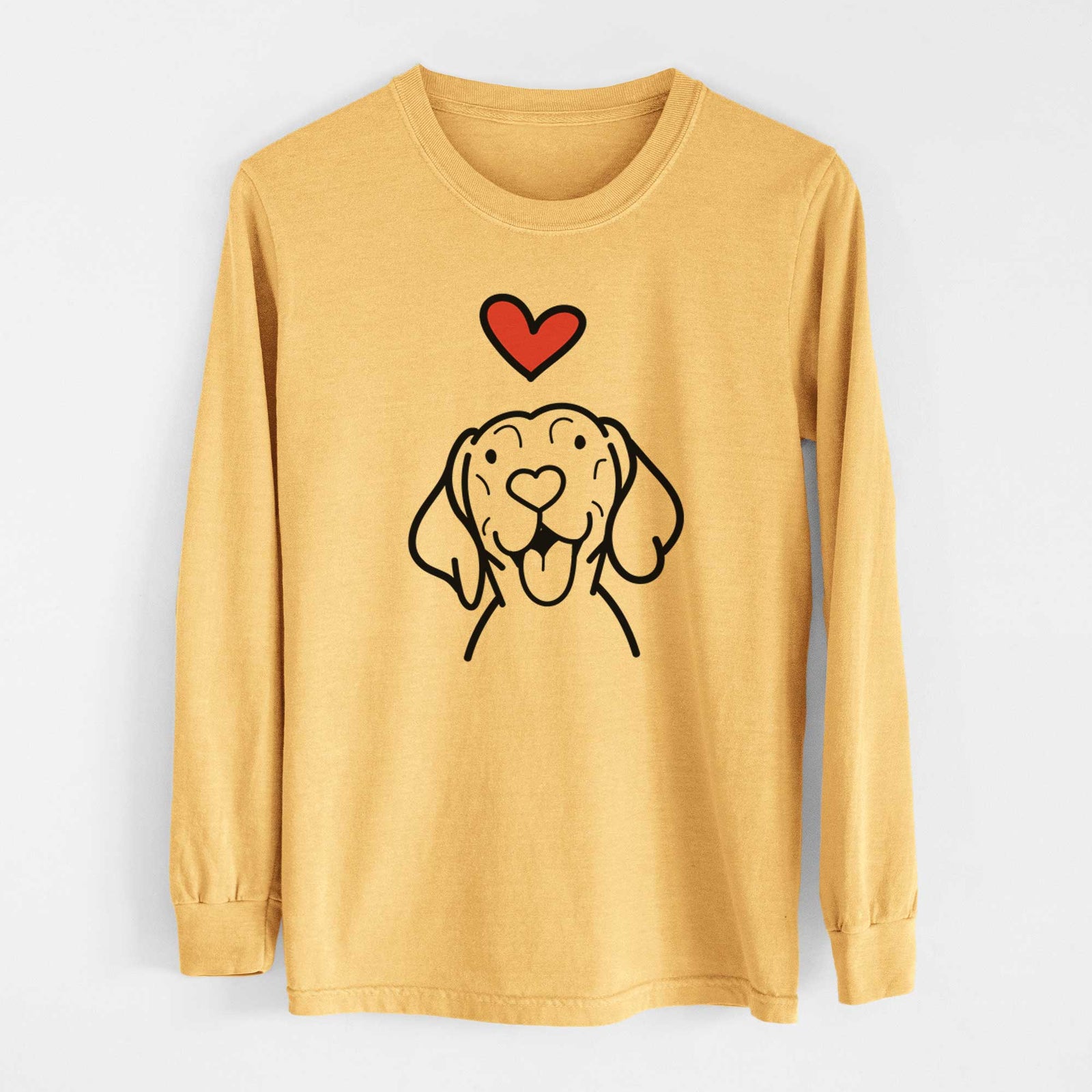 Love Always Vizsla - Heavyweight 100% Cotton Long Sleeve