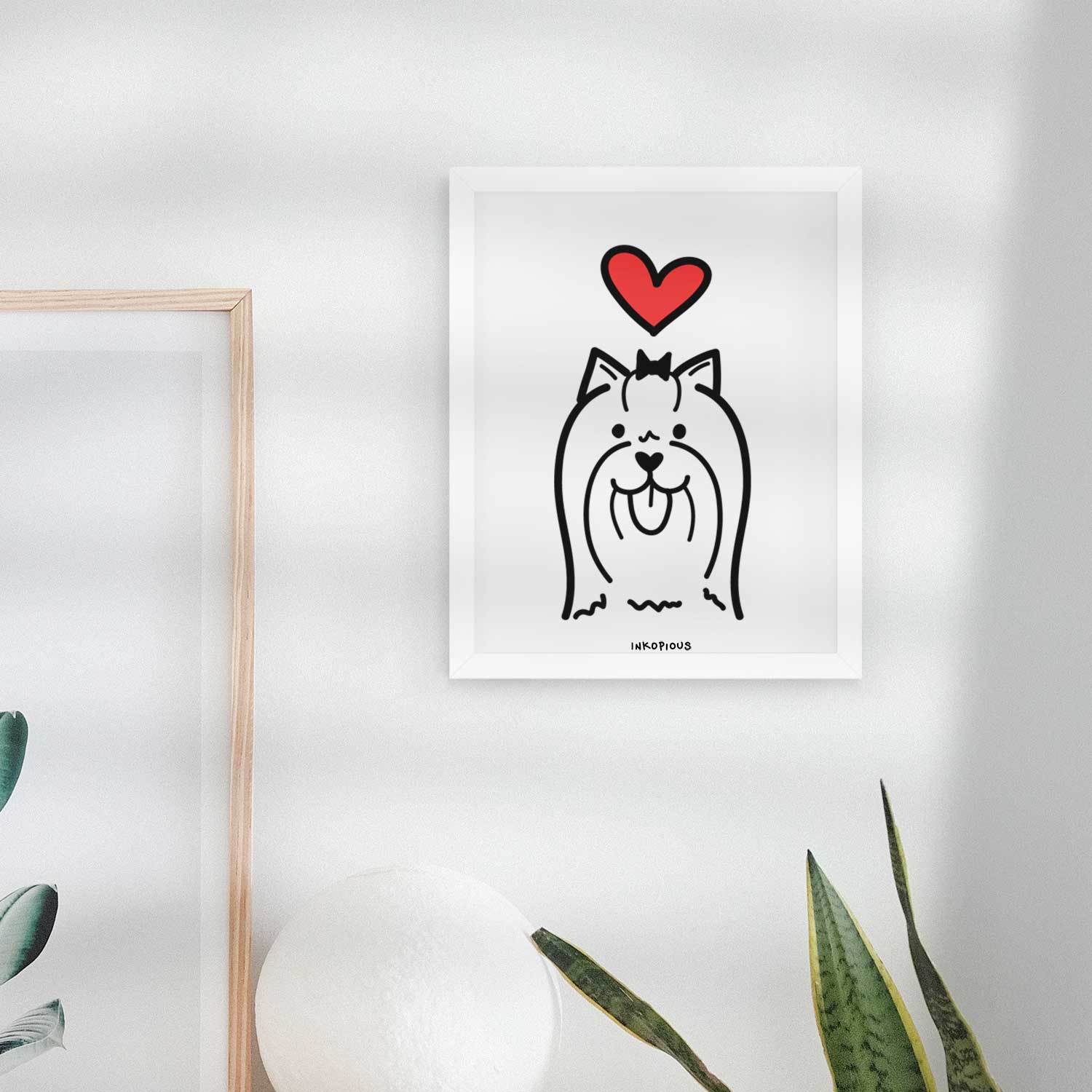 Love Always Yorkshire Terrier Art Print
