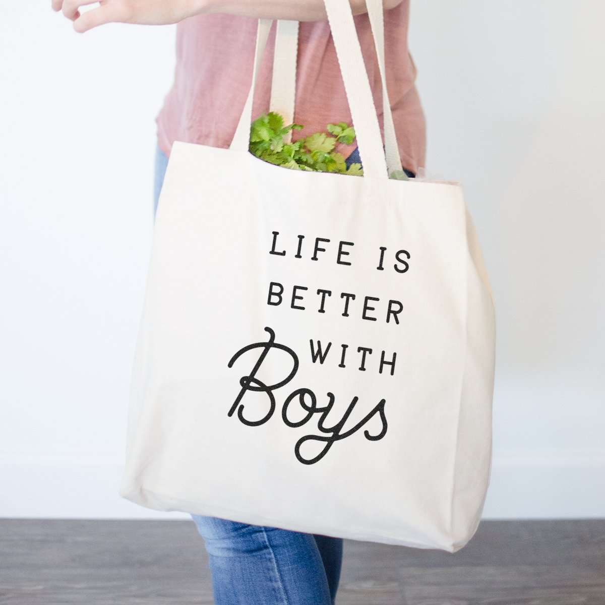 Life is Better with Boys - Tote Bag