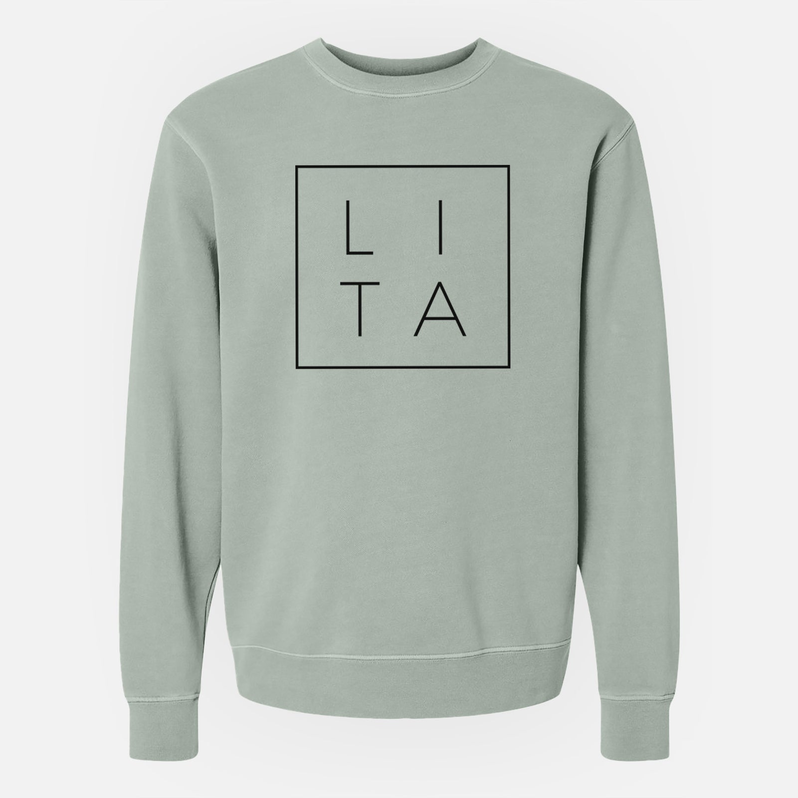 Lita Boxed - Unisex Pigment Dyed Crew Sweatshirt