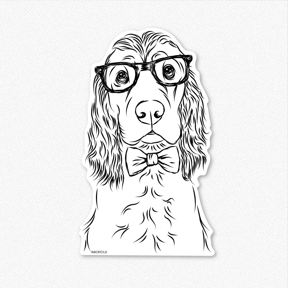 Logan the English Cocker Spaniel - Decal Sticker