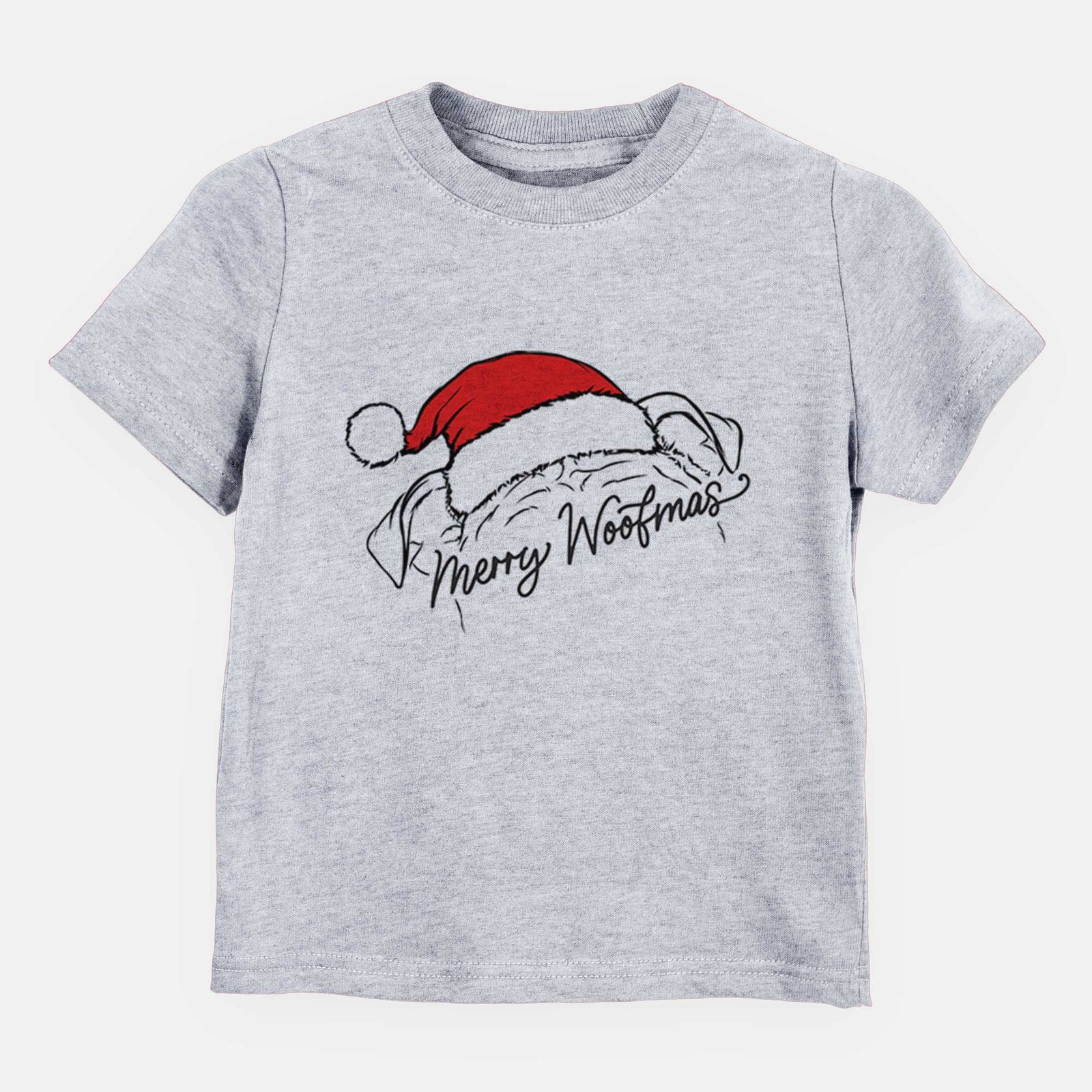Merry Woofmas - Bulldog - Kids/Youth/Toddler Shirt