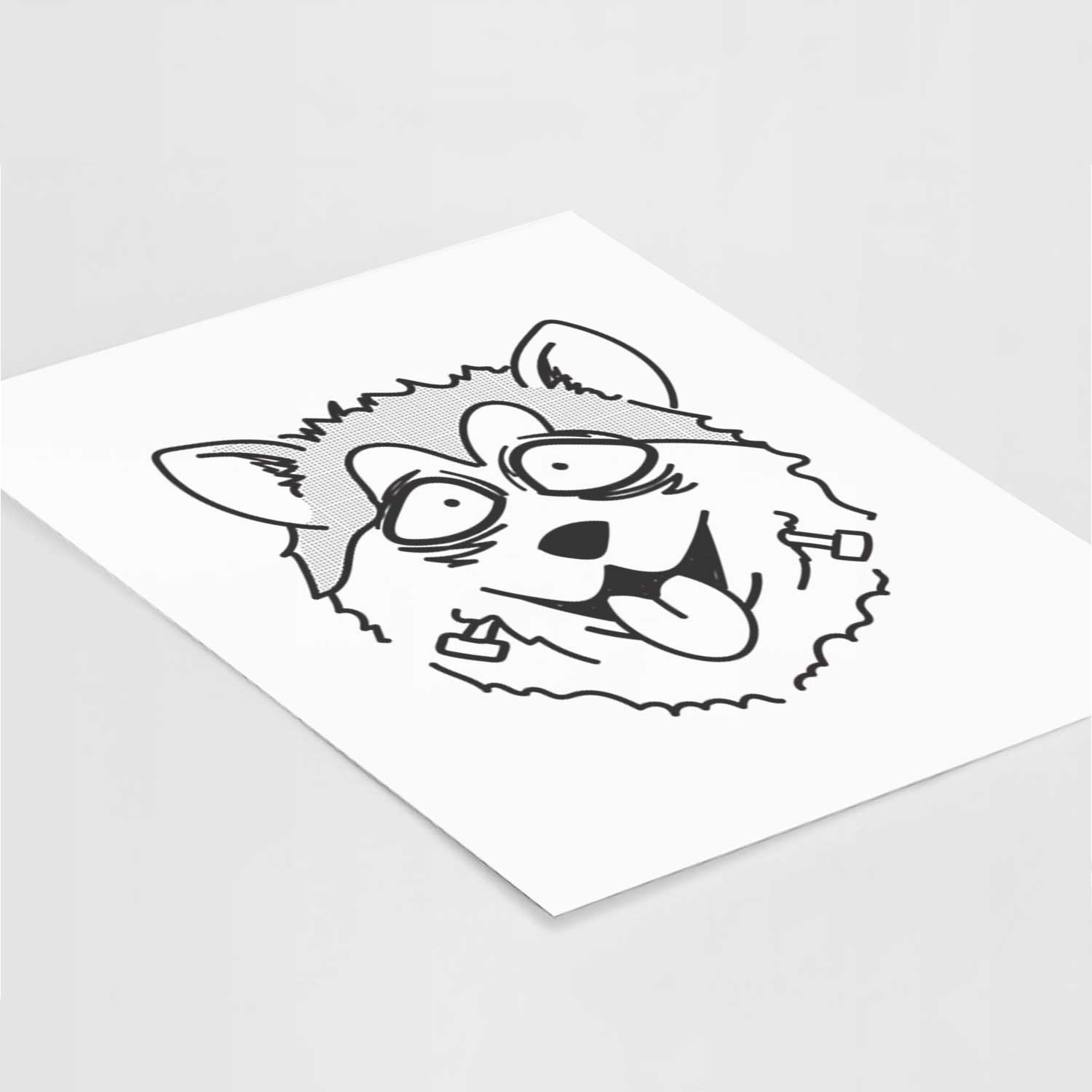 Alaskan Malamute - Nightmare Collection Art Print