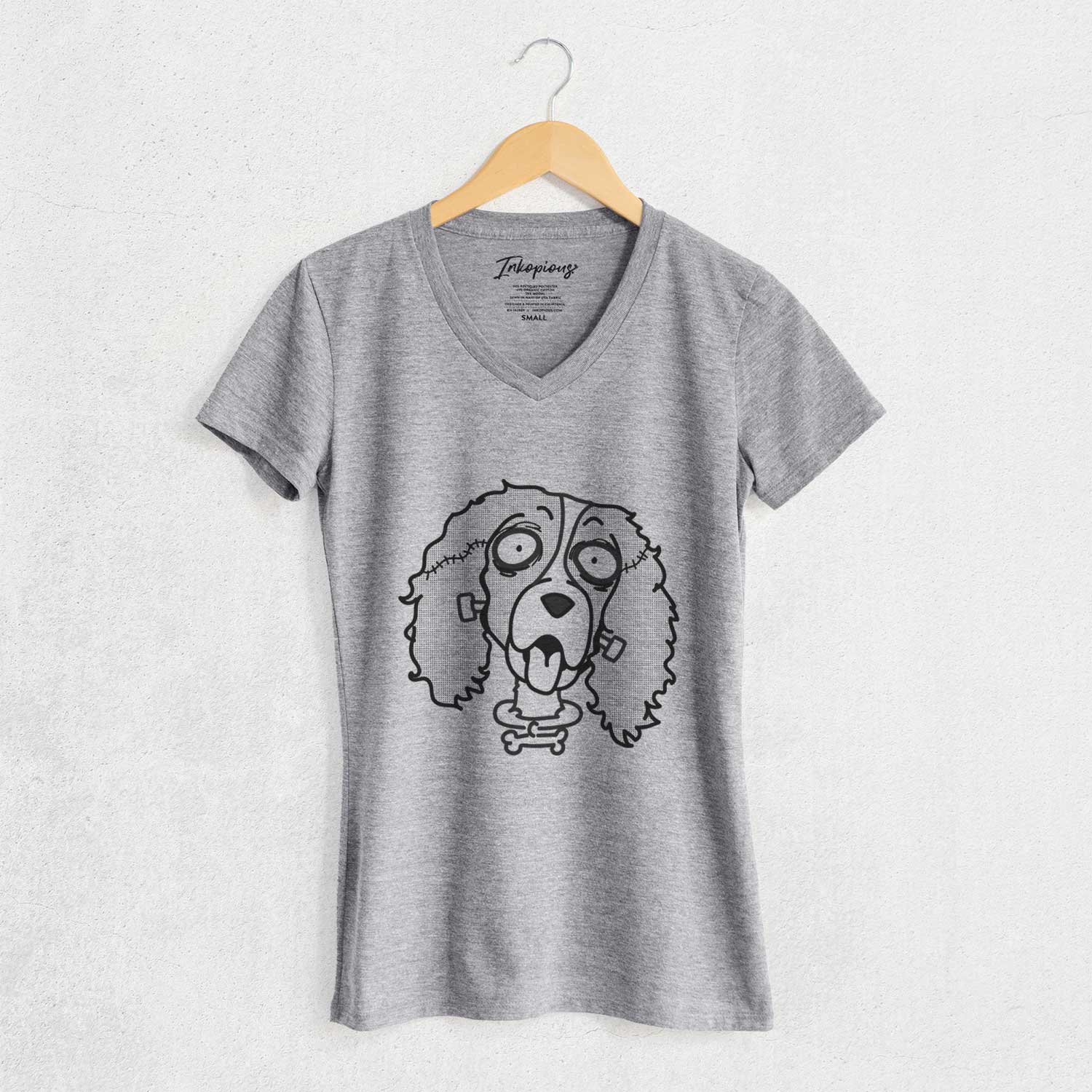 English Springer Spaniel - Nightmare Collection - Women's V-neck Shirt