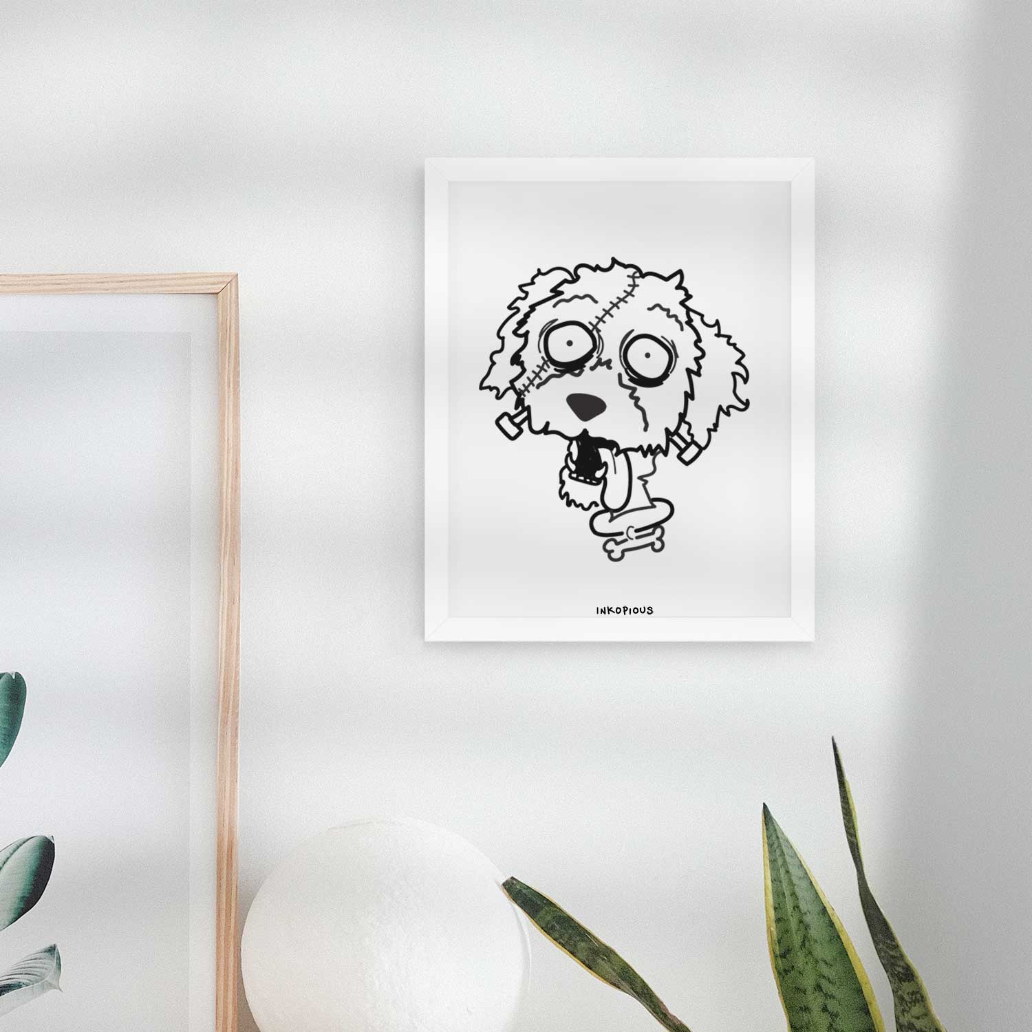Labradoodle - Nightmare Collection Art Print