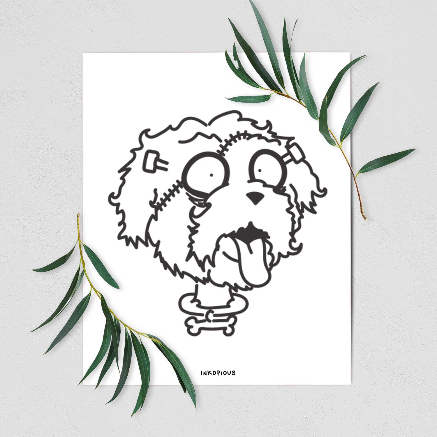 Maltipoo - Nightmare Collection Art Print