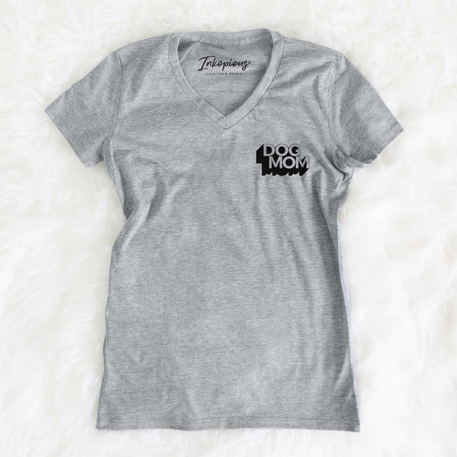 Dog Mom - Blockscape Collection - Women's V-neck Shirt