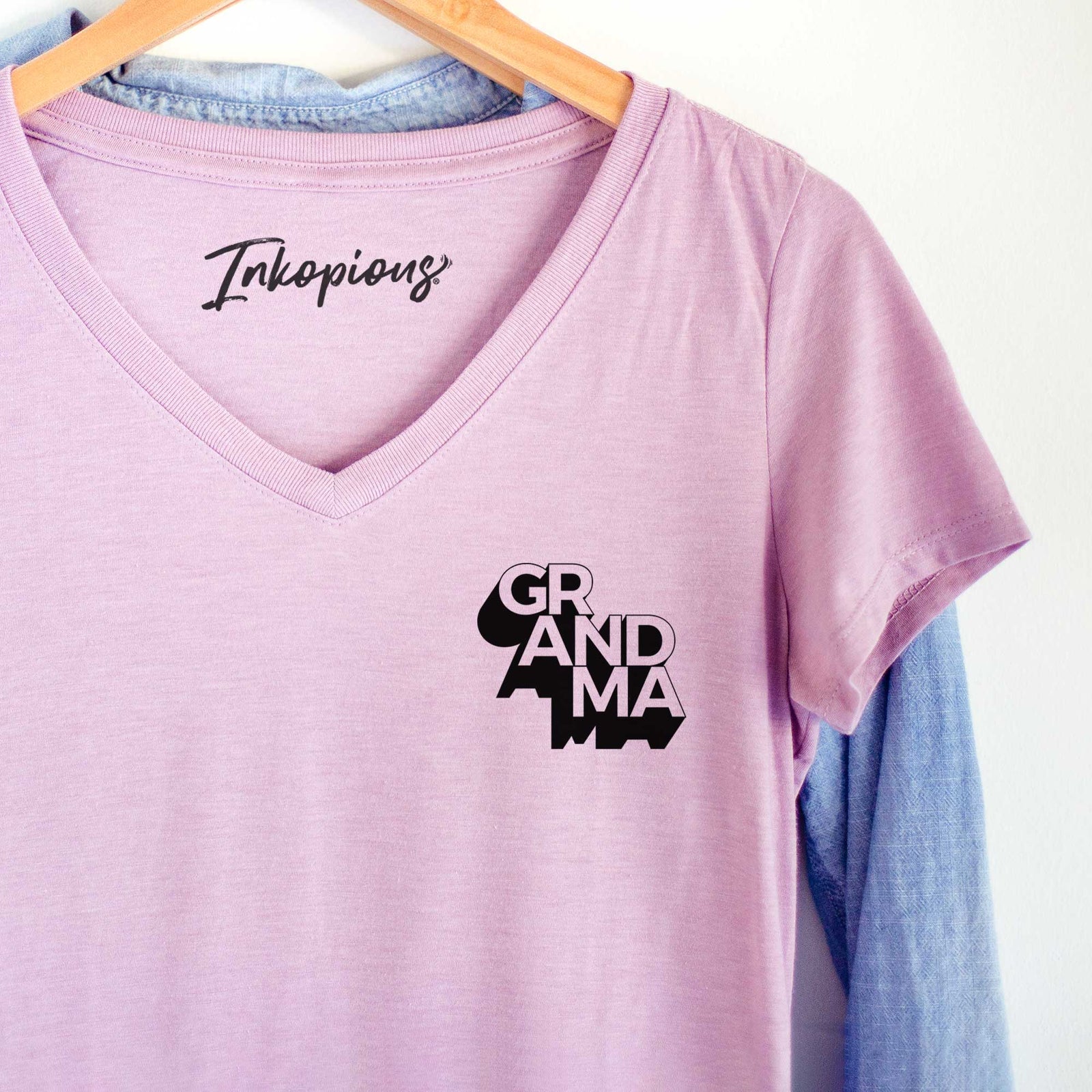 Grandma - Blockscape Collection - Women's V-neck Shirt