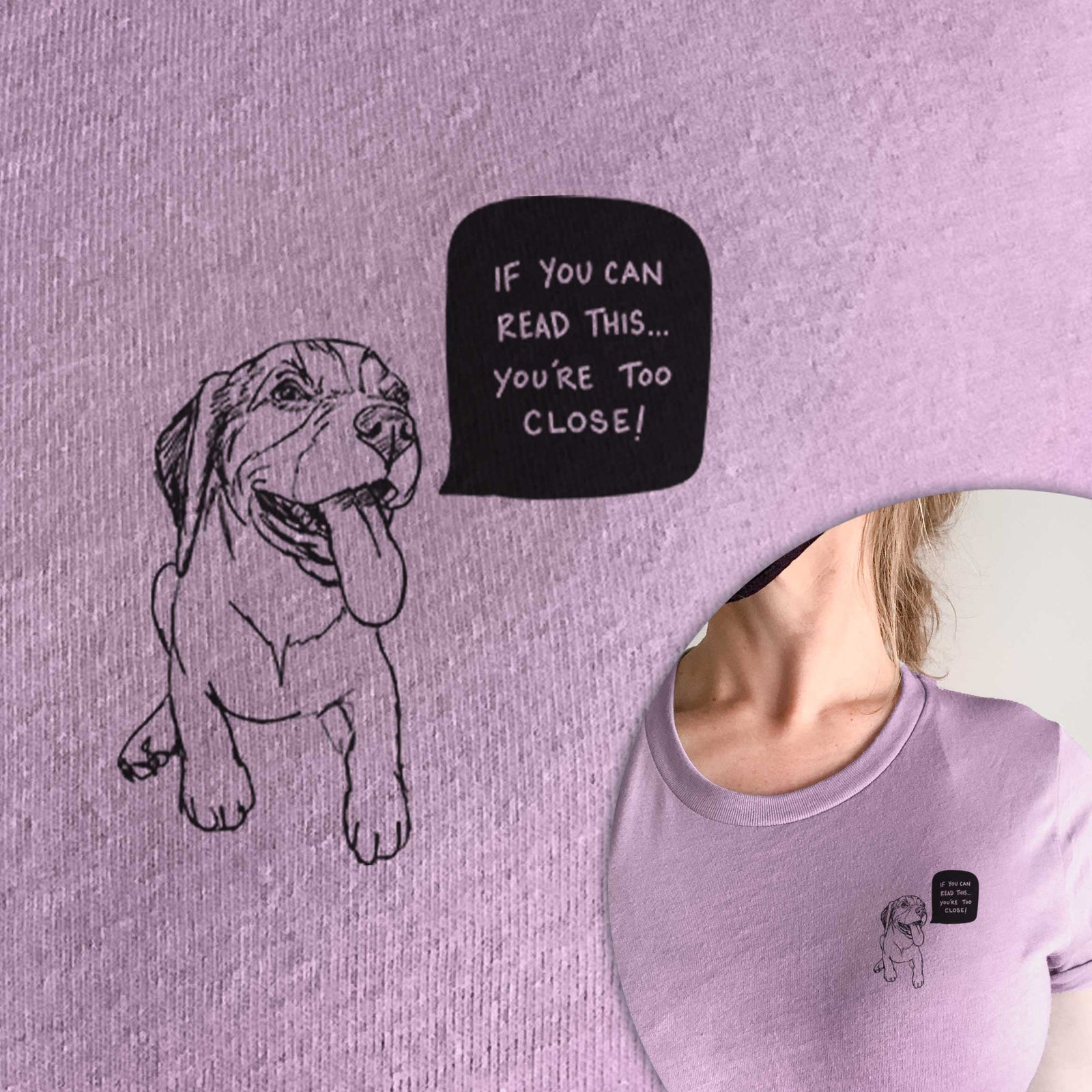 Too Close Beagle Puppy - Unisex Crewneck