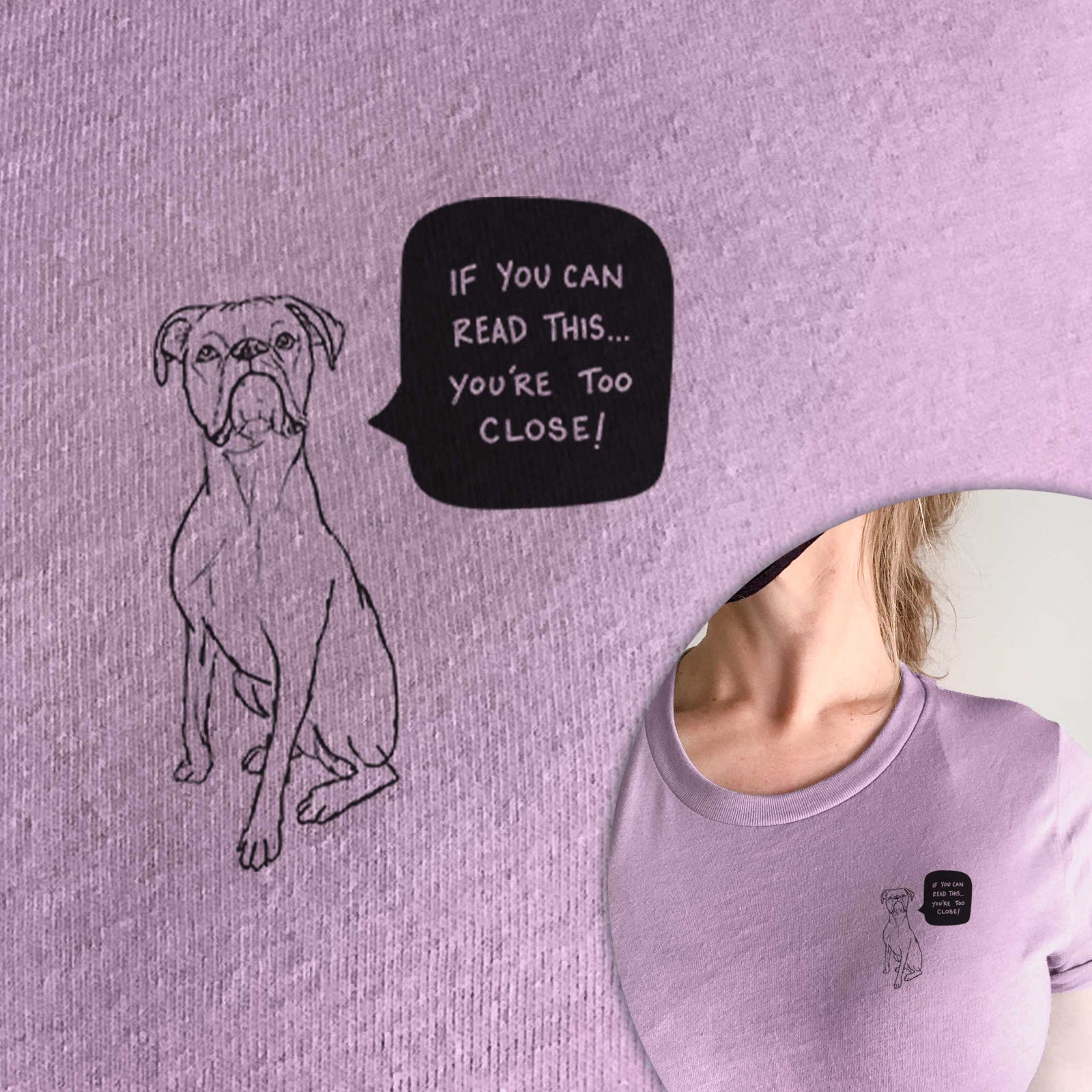 Too Close Boxer - Unisex Crewneck