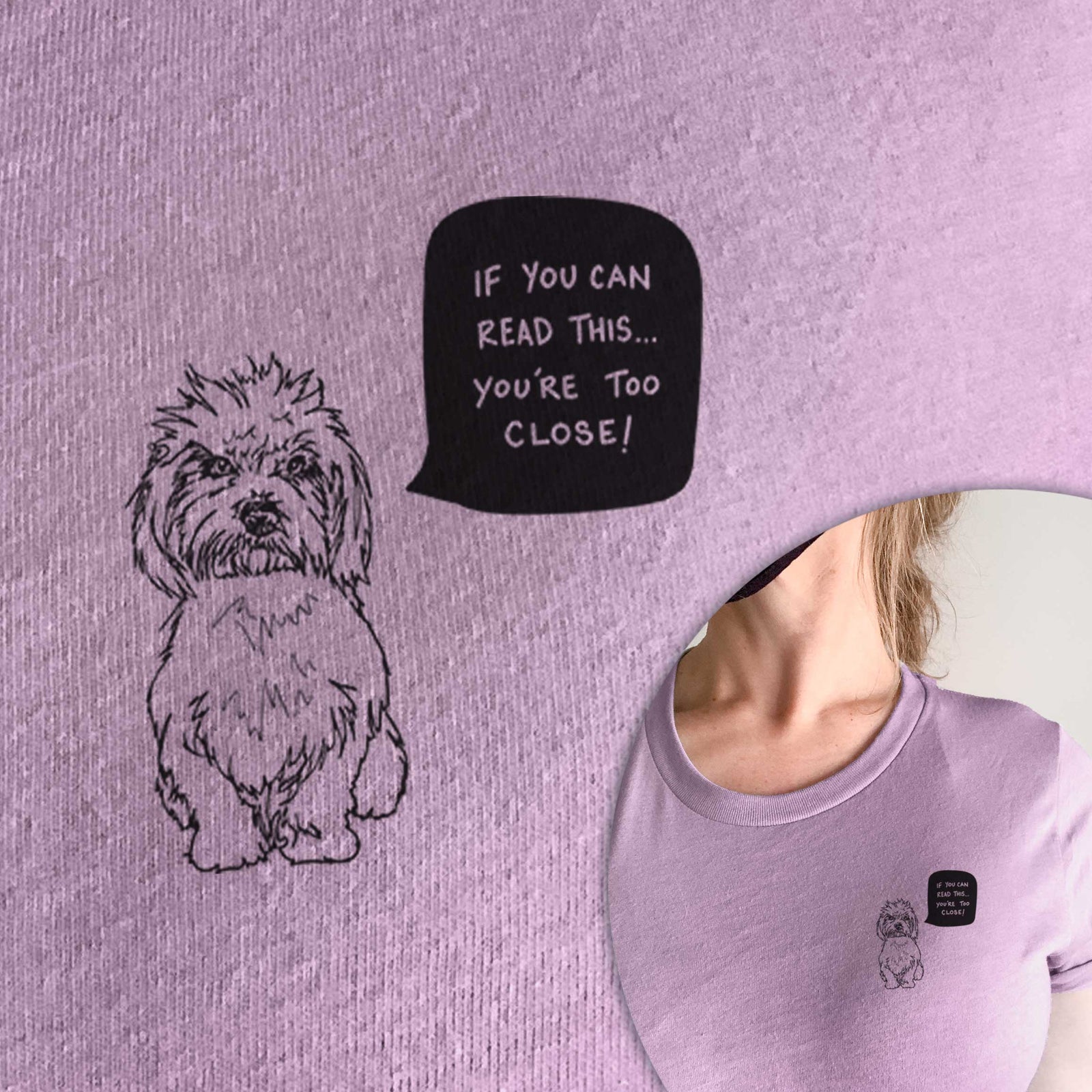 Too Close Coton de Tulear - Unisex Crewneck