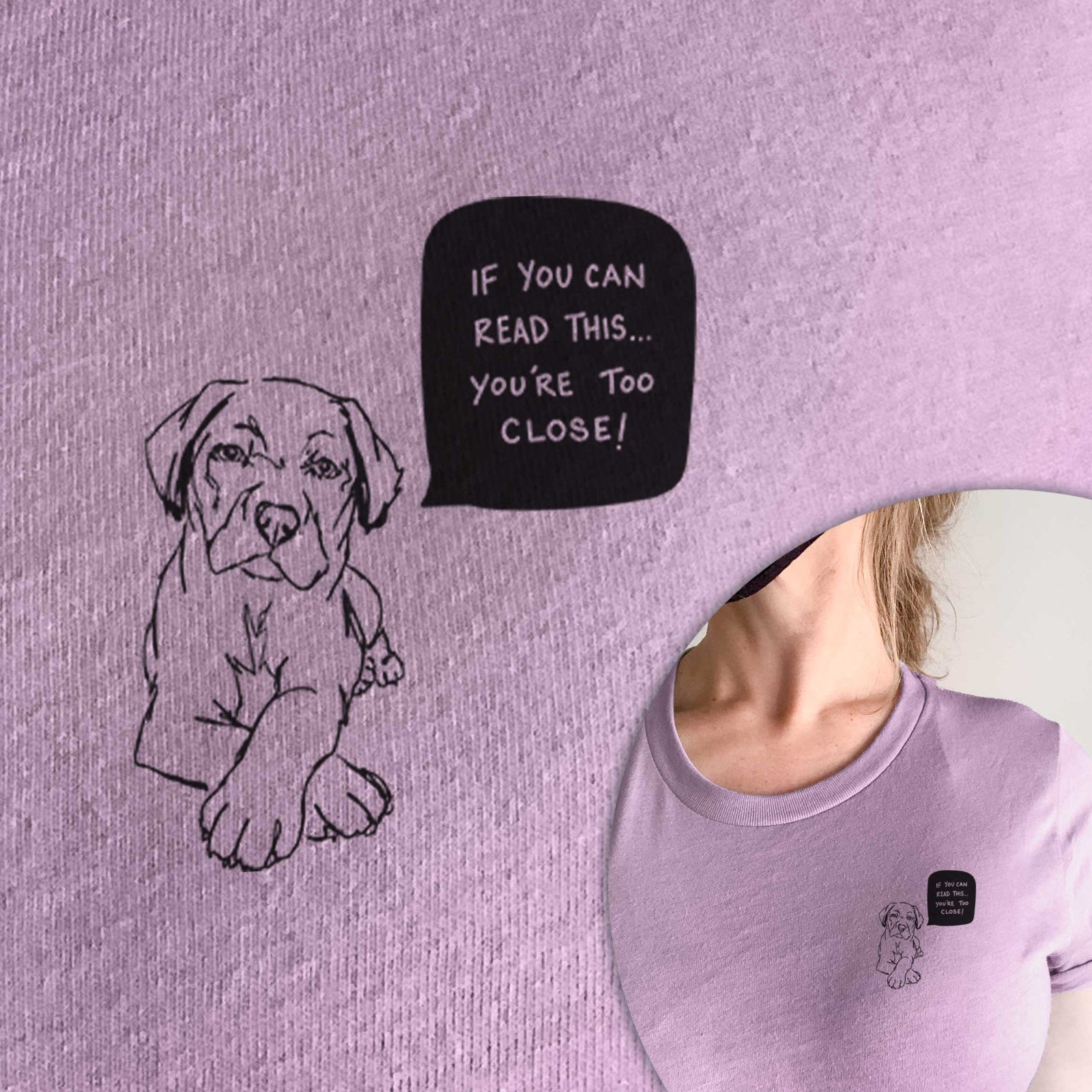 Too Close Labrador Retreiver Puppy - Unisex Crewneck