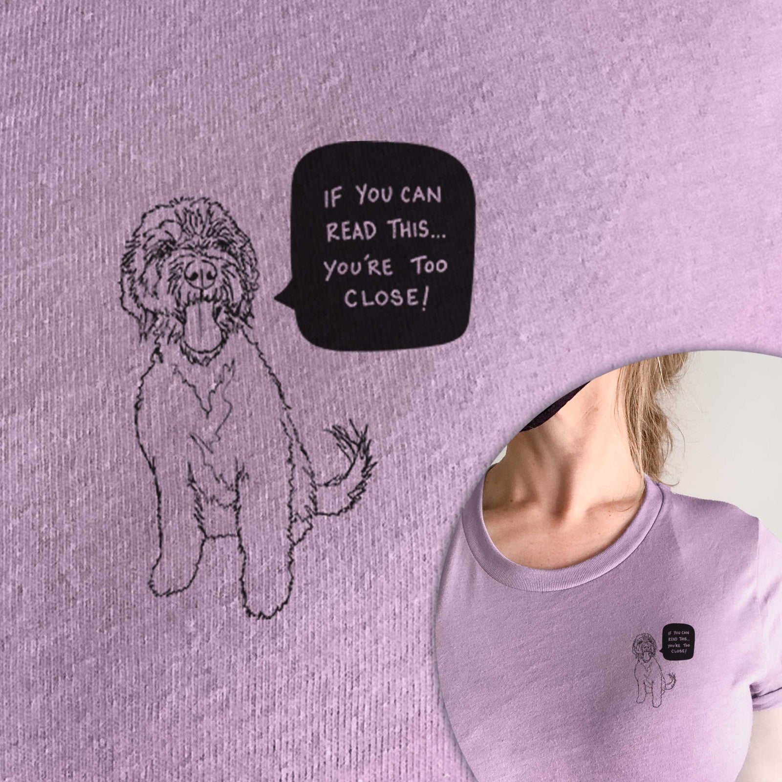 Too Close Labradoodle - Unisex Crewneck