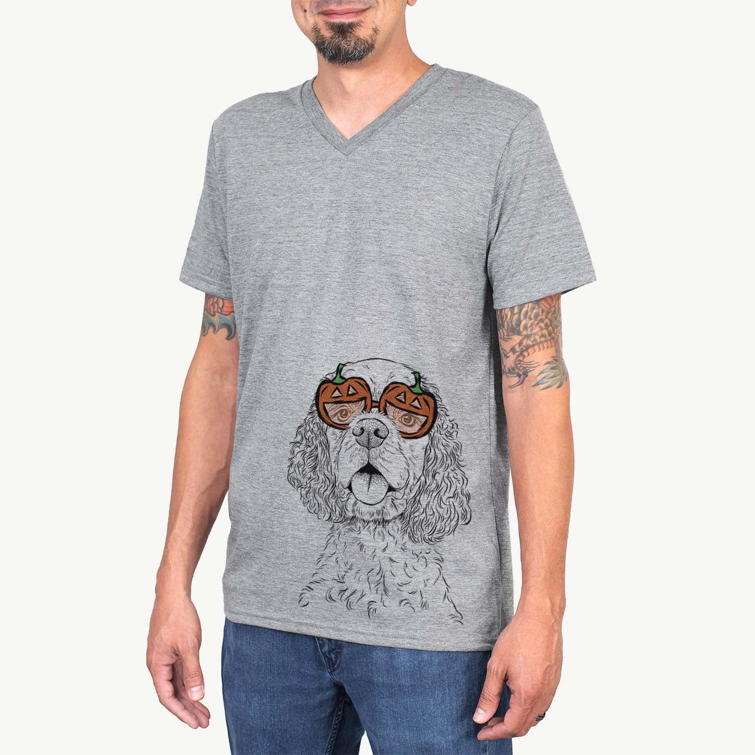 Baxter the American Cocker Spaniel - Pumpkin Collection