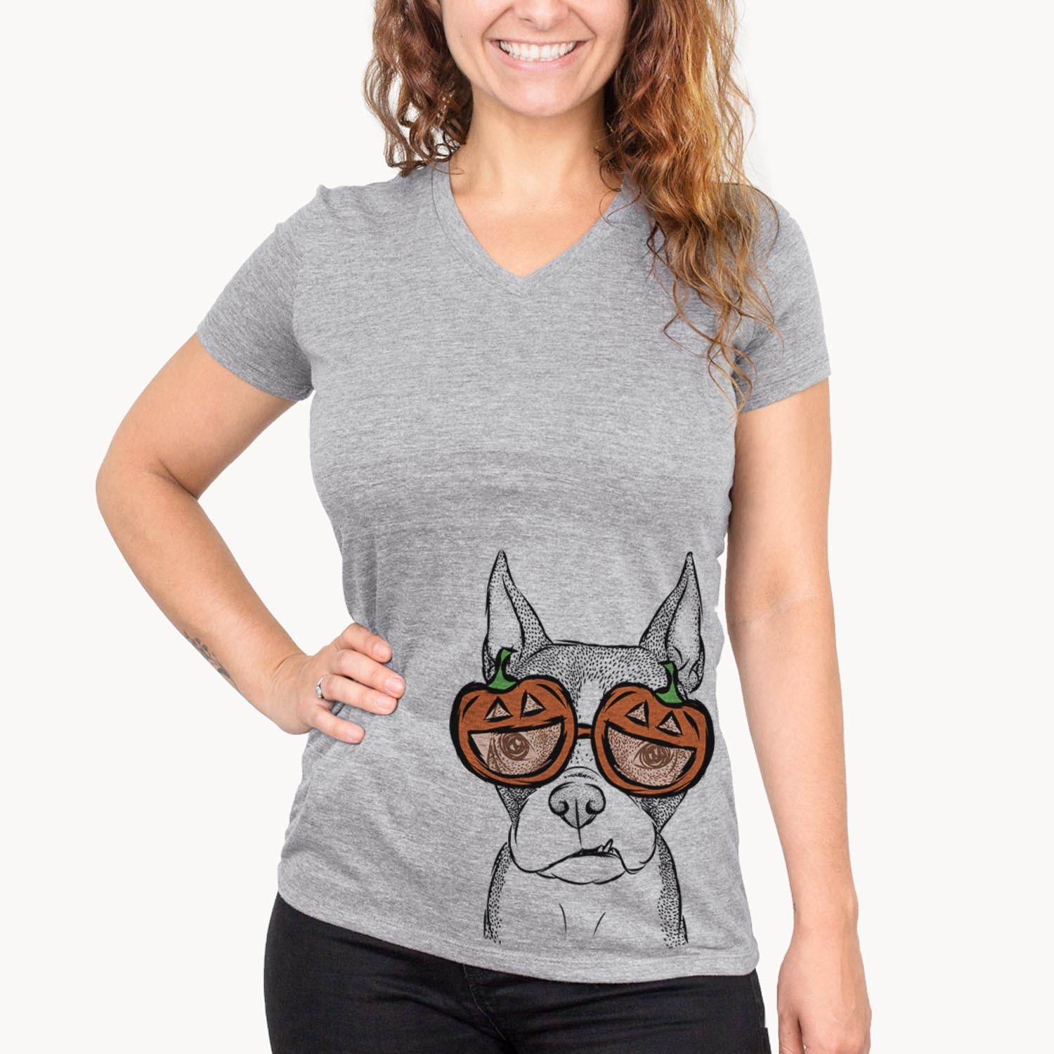 Bean the Boston Terrier - Pumpkin Collection