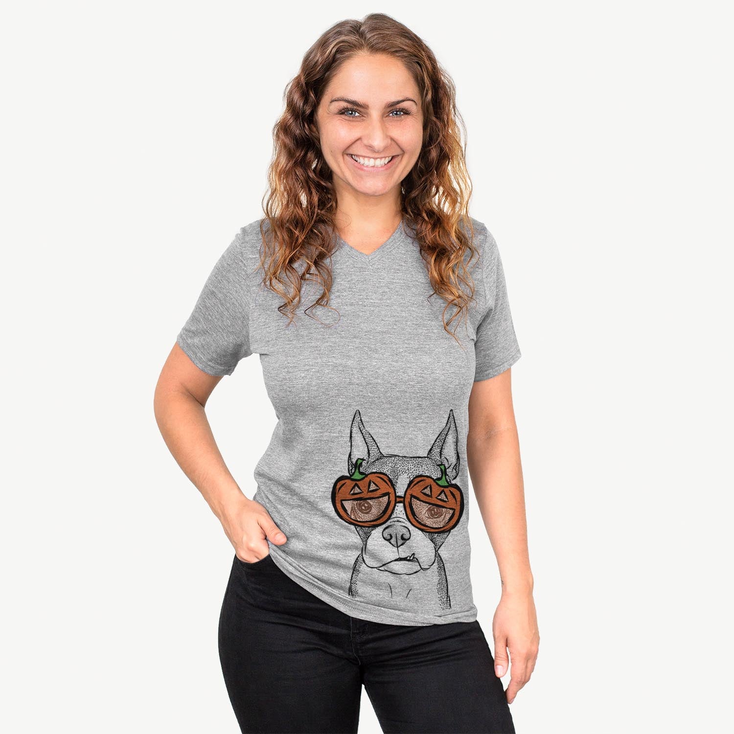 Bean the Boston Terrier - Pumpkin Collection