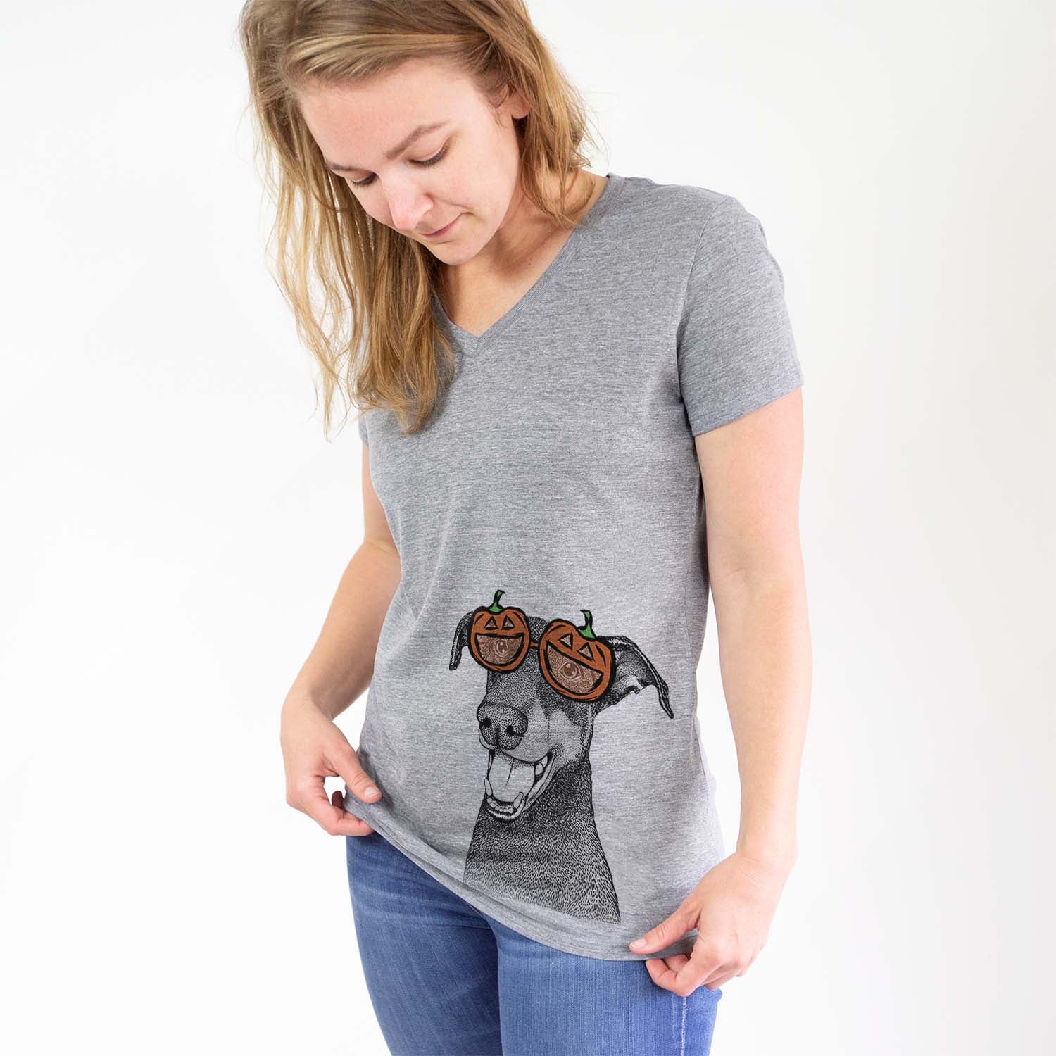 Bunnie the Doberman Pinscher - Pumpkin Collection