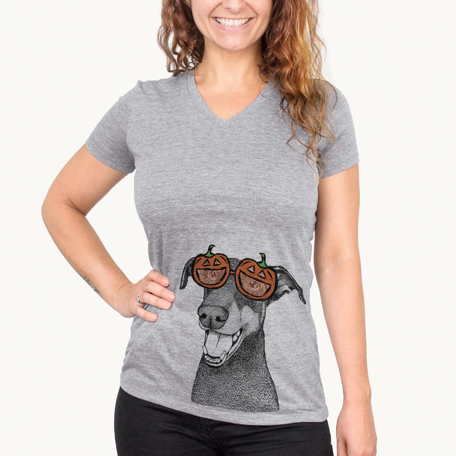 Bunnie the Doberman Pinscher - Pumpkin Collection