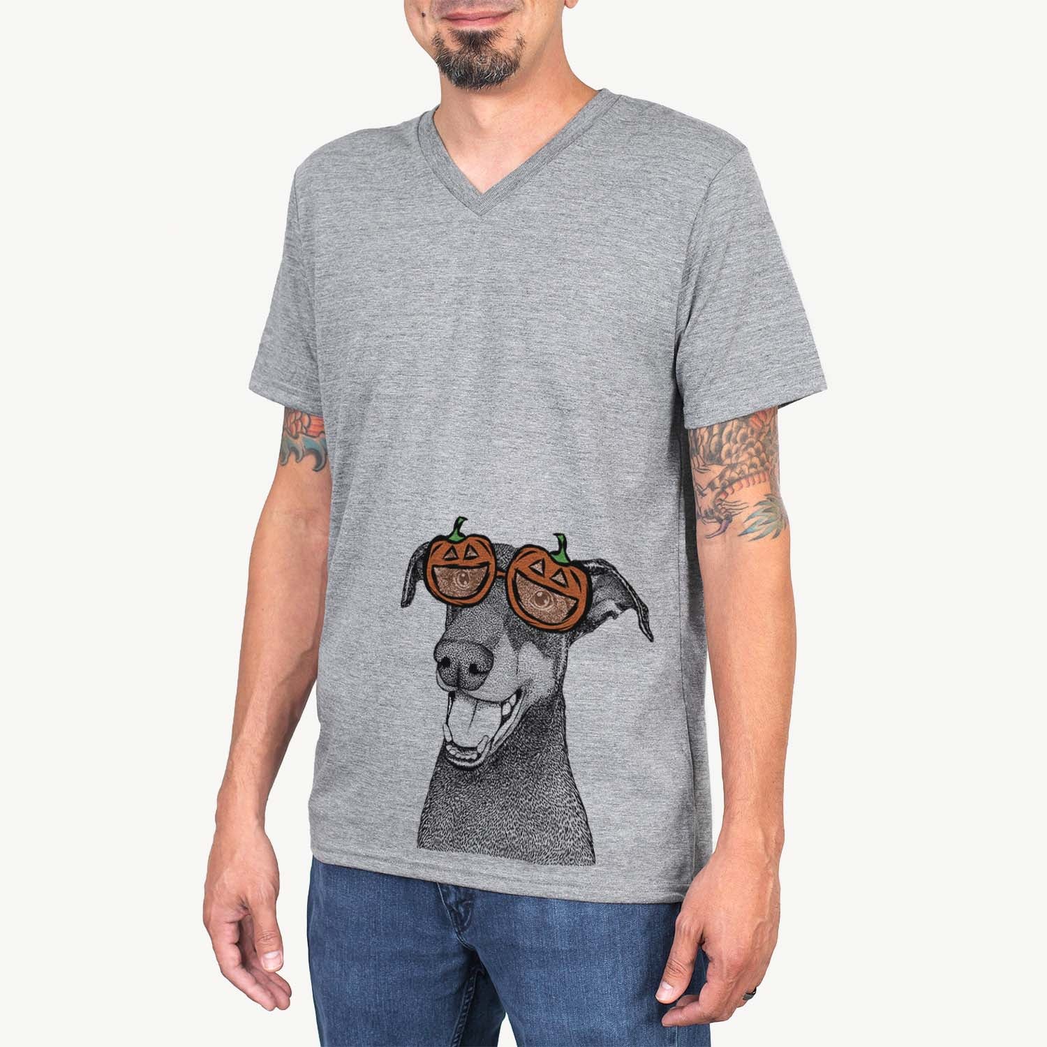 Bunnie the Doberman Pinscher - Pumpkin Collection