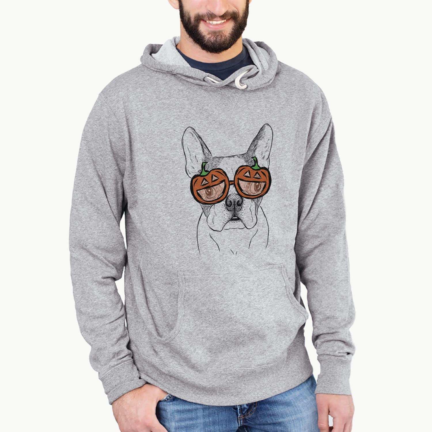 Chocolate Chip the Boston Terrier - Pumpkin Collection