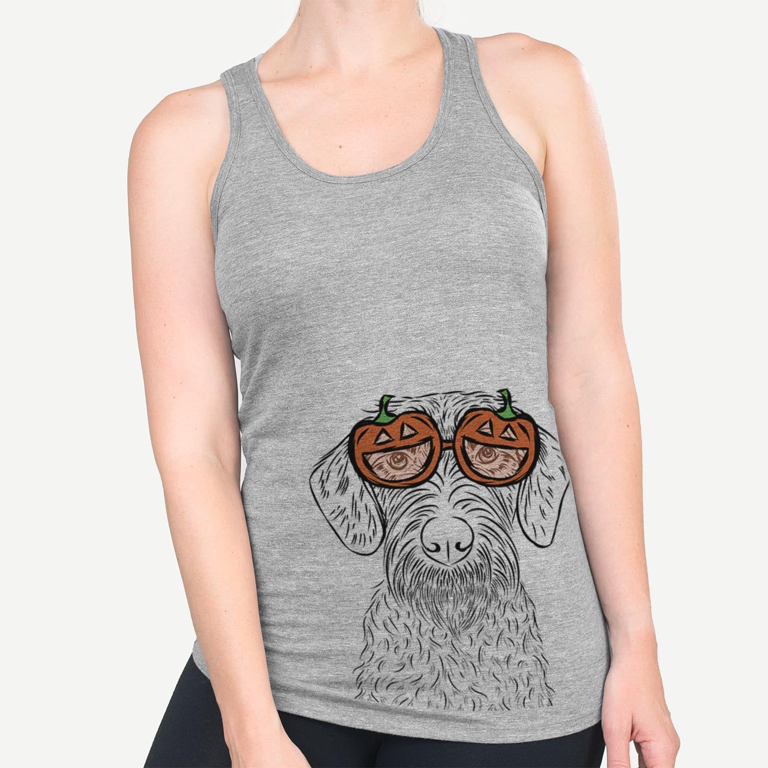 Gus the German Wirehaired Pointer - Pumpkin Collection