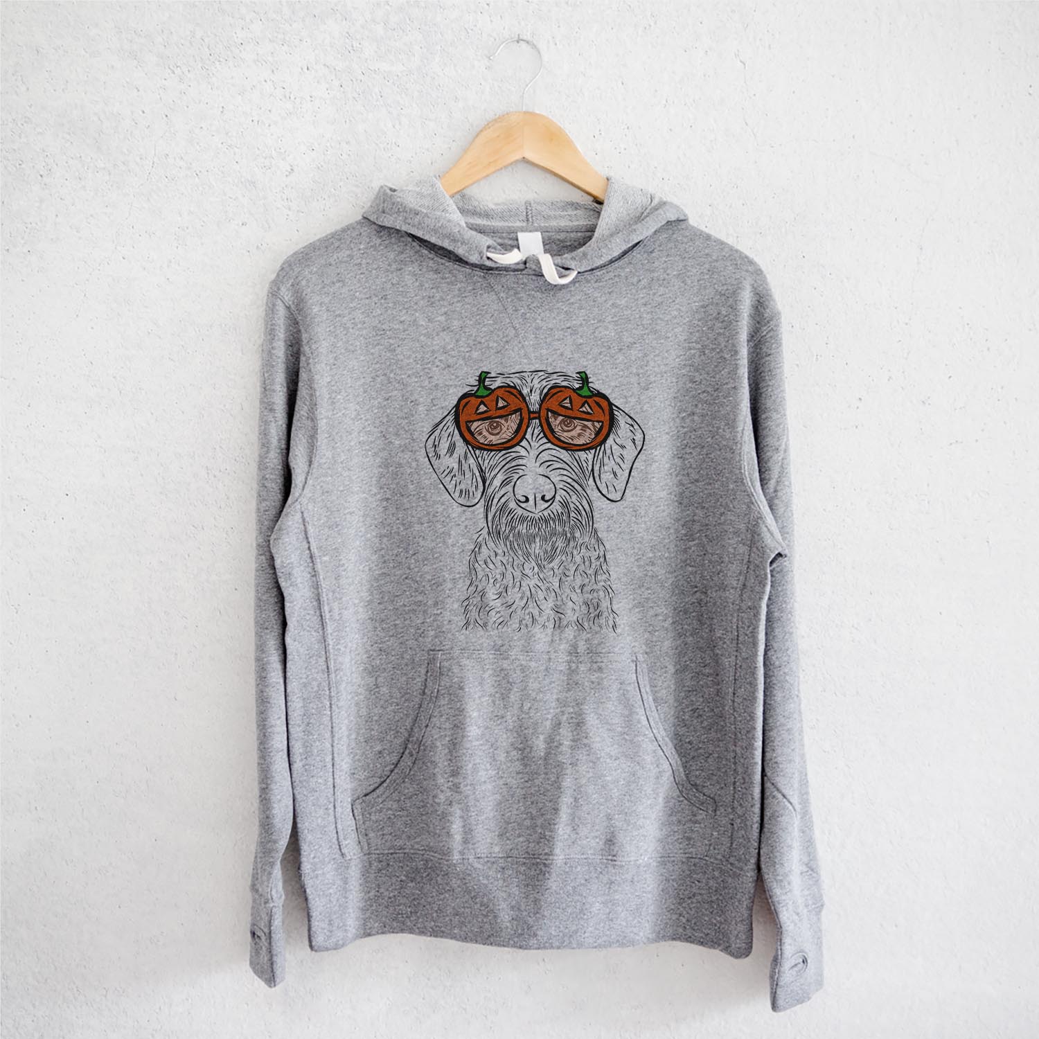 Gus the German Wirehaired Pointer - Pumpkin Collection