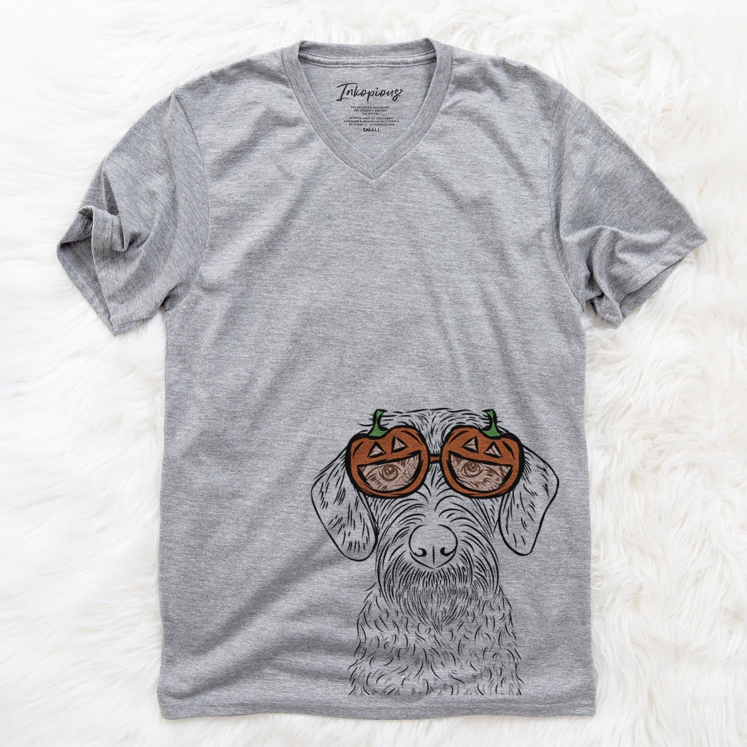 Gus the German Wirehaired Pointer - Pumpkin Collection