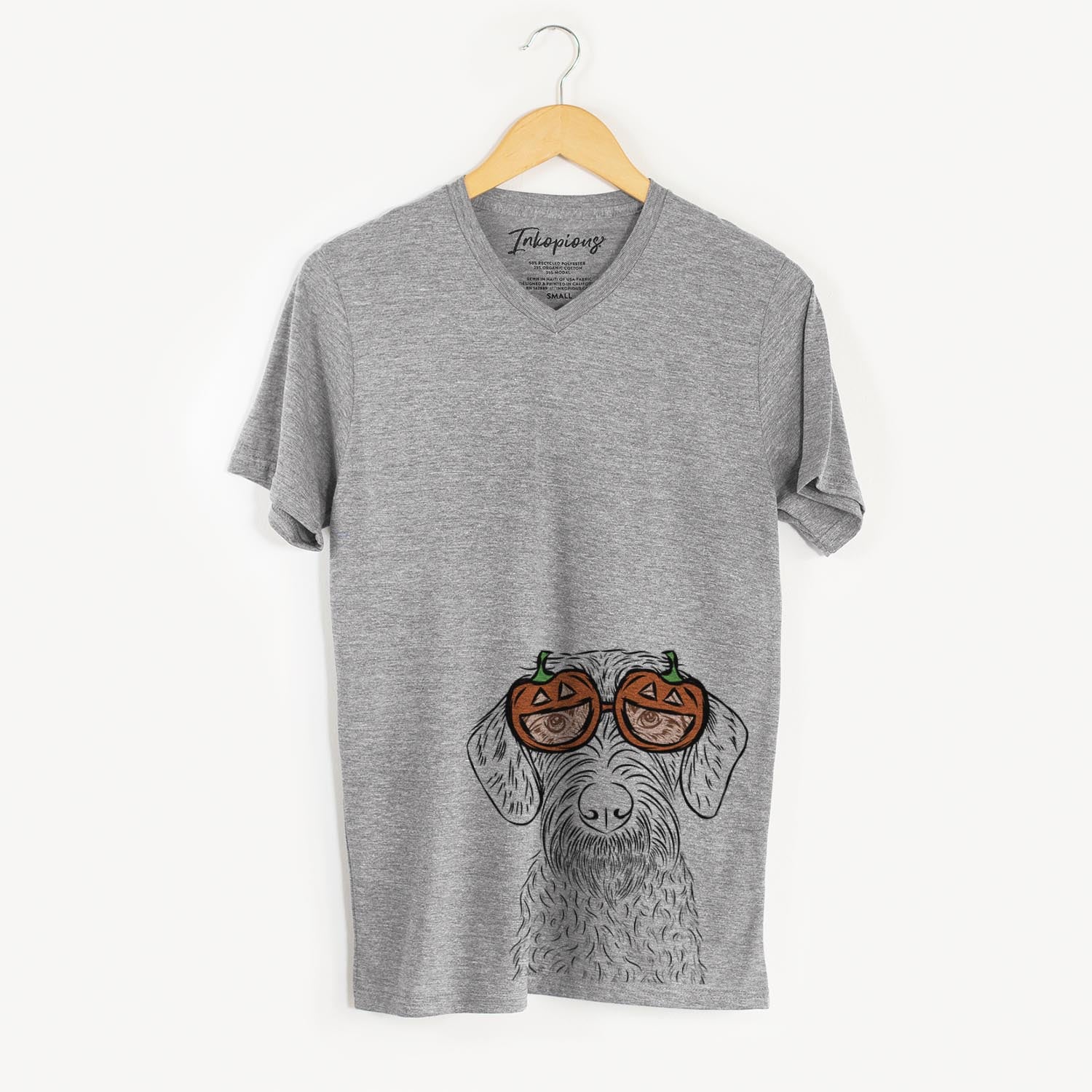 Gus the German Wirehaired Pointer - Pumpkin Collection