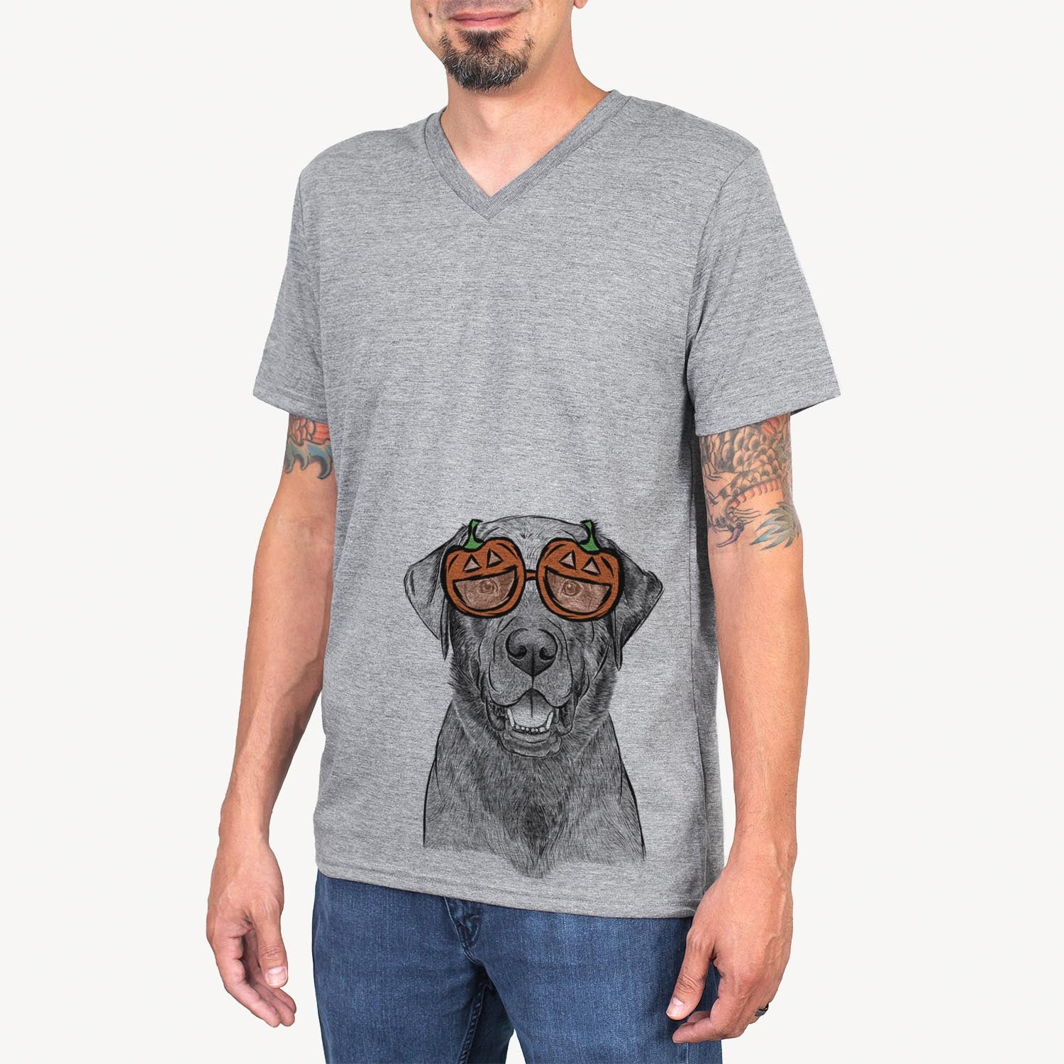 Heath the Black Lab - Pumpkin Collection