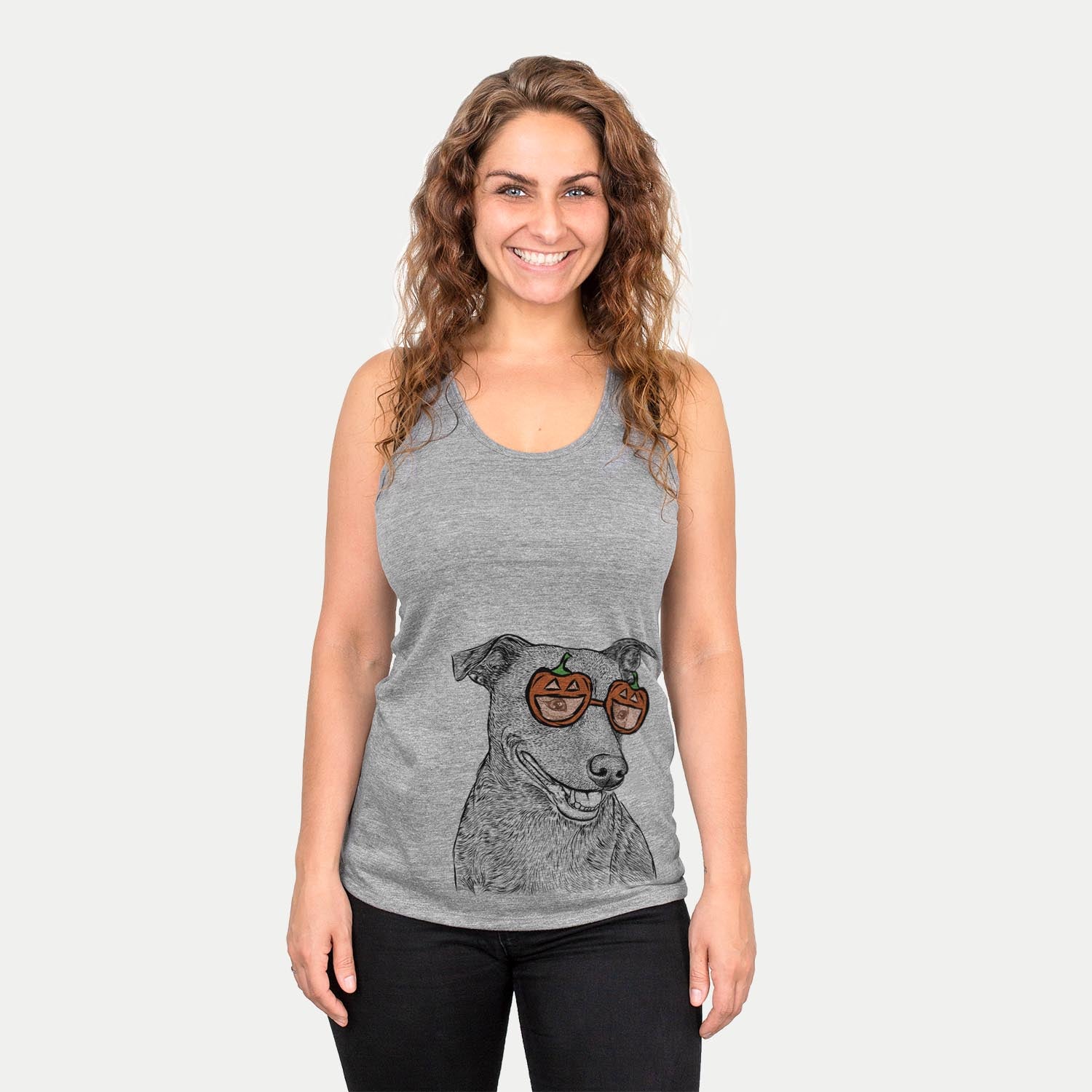 Honey the Lab Pit Mix - Pumpkin Collection