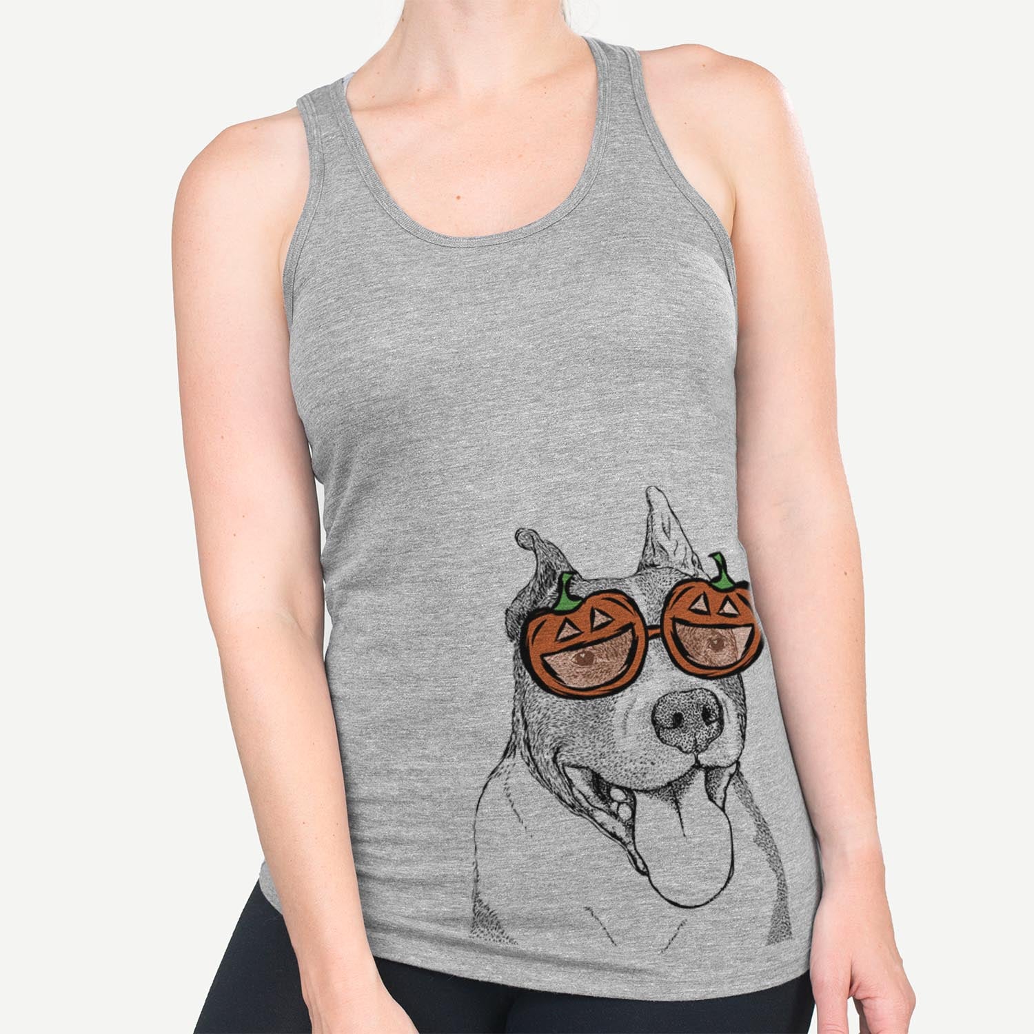 Piggy the American Staffordshire Terrier - Pumpkin Collection