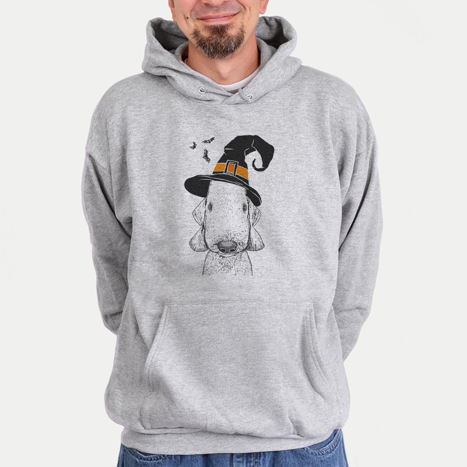 Remington the Bedlington Terrier - Pumpkin Collection