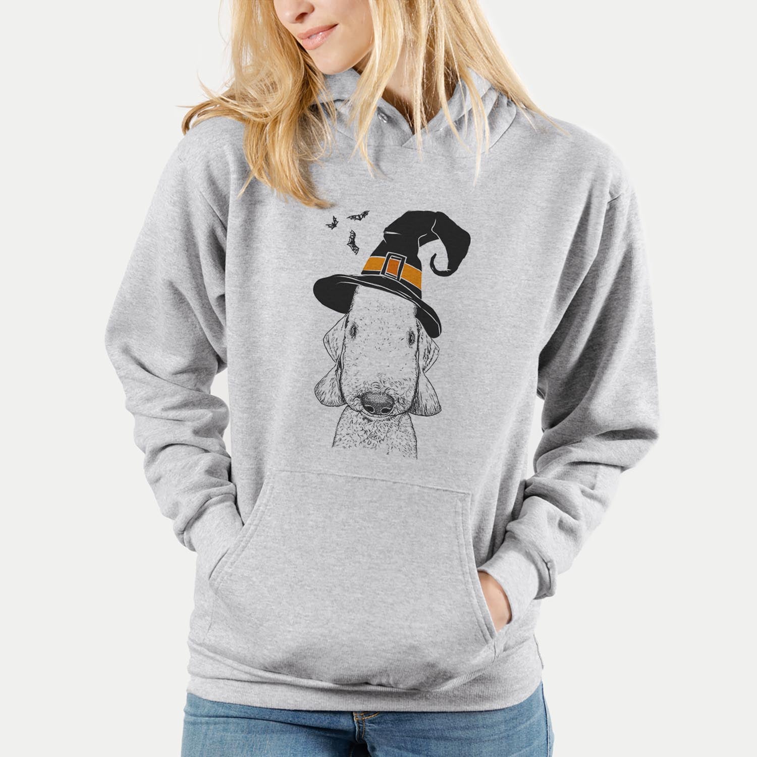 Remington the Bedlington Terrier - Pumpkin Collection