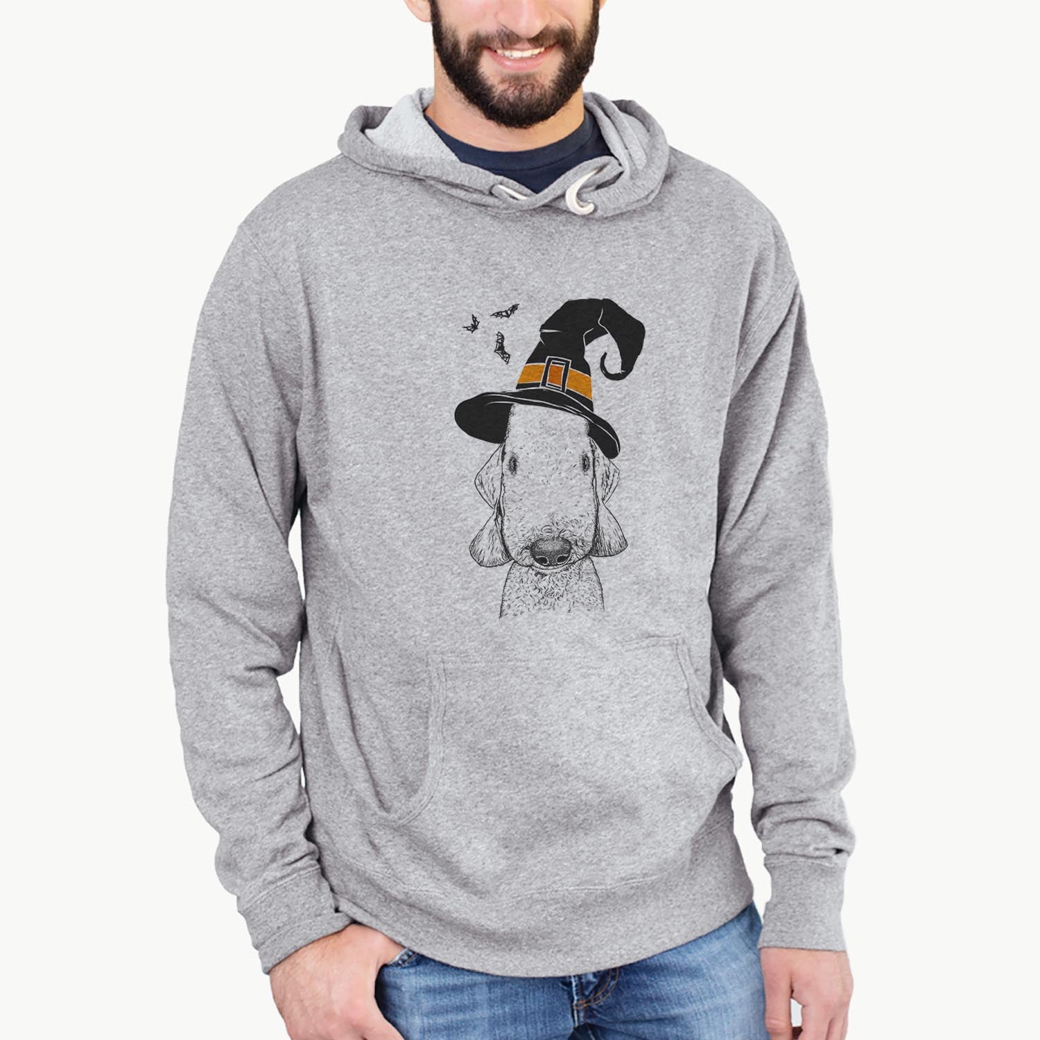 Remington the Bedlington Terrier - Pumpkin Collection