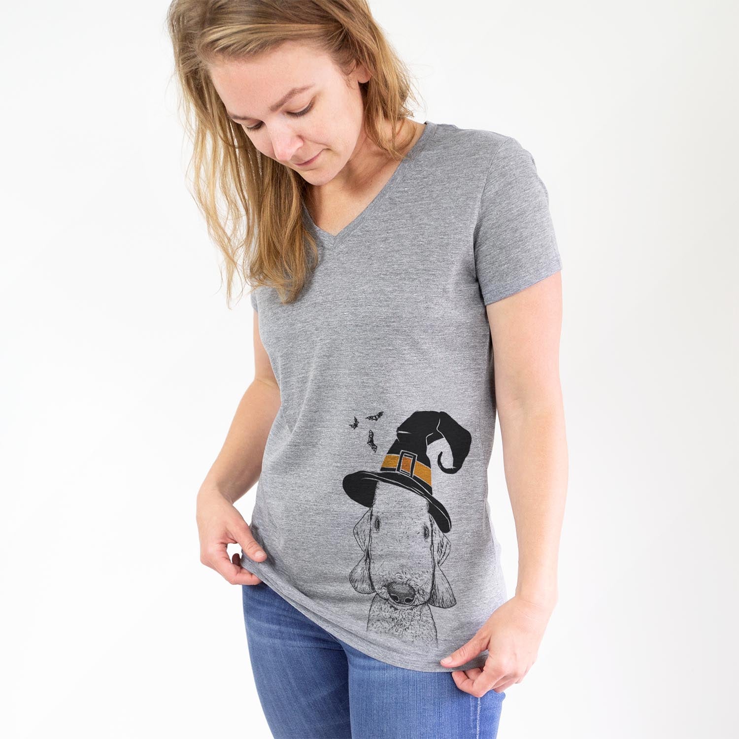 Remington the Bedlington Terrier - Pumpkin Collection